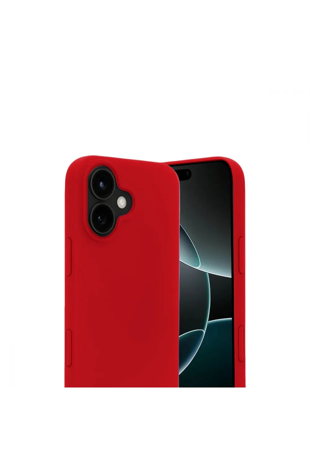 Apple İphone 17 First Silikon - Kırmızı