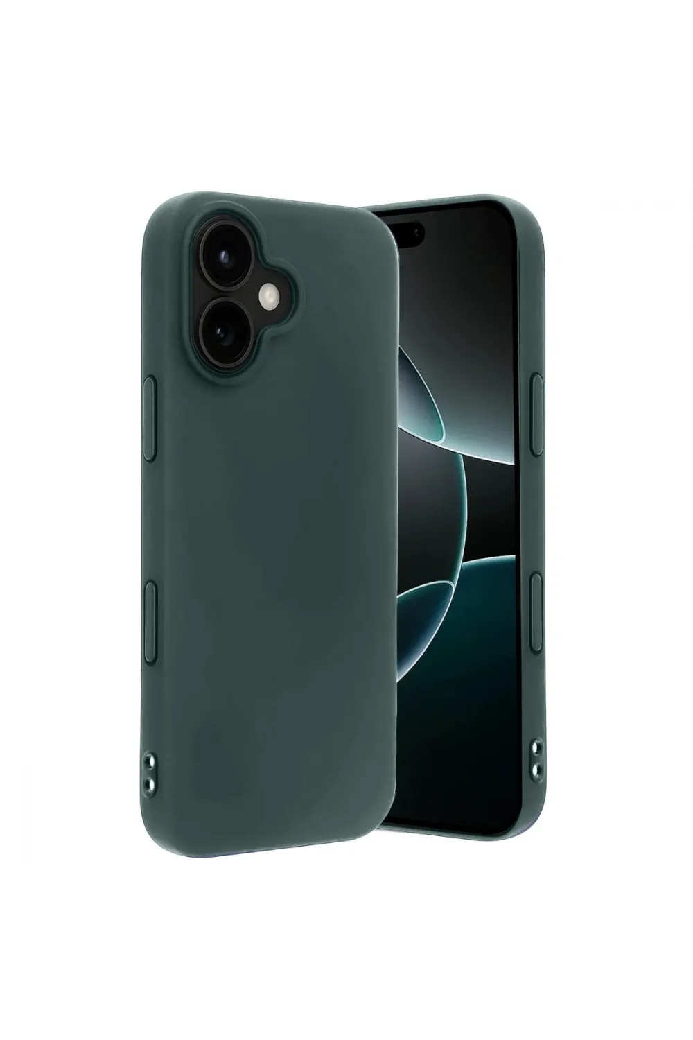 Apple İphone 17 First Silikon - Koyu Yeşil
