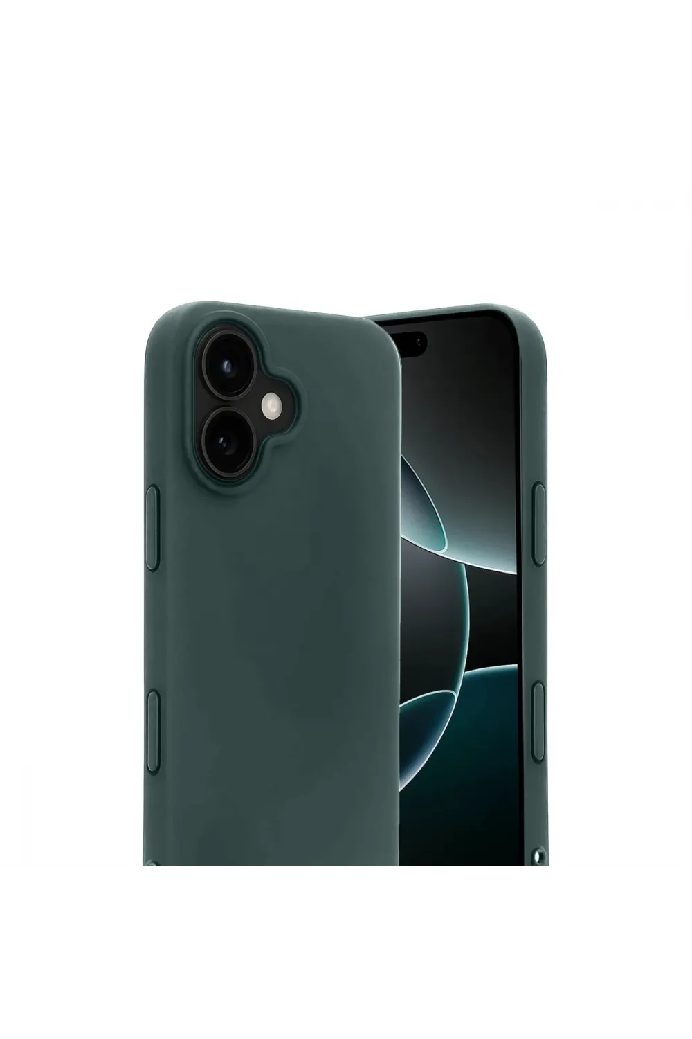 Apple İphone 17 First Silikon - Koyu Yeşil