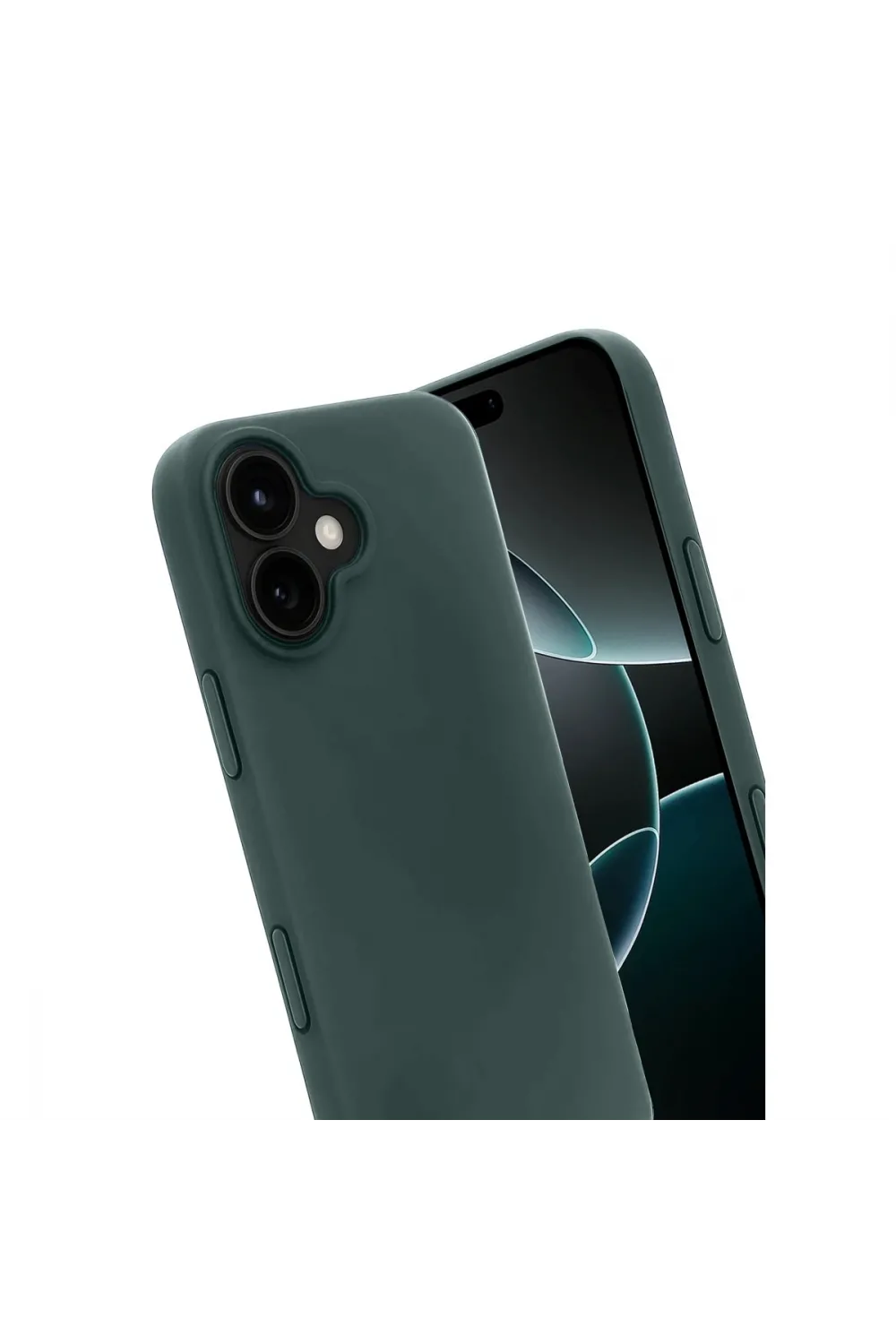 Apple İphone 17 First Silikon - Koyu Yeşil