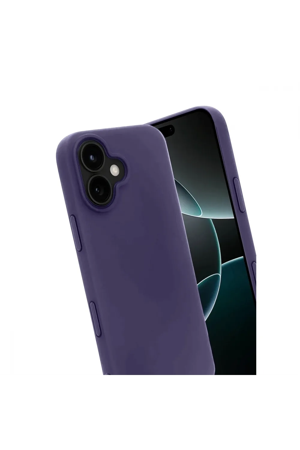 Apple İphone 17 First Silikon - Mürdüm