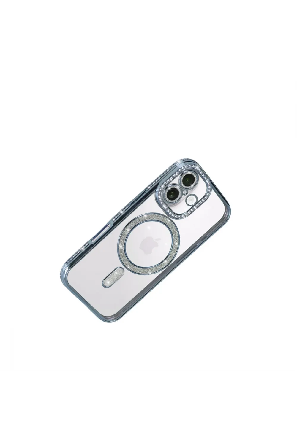 Apple İphone 17 Joke Simli Magneticsafe Kılıf - Mavi
