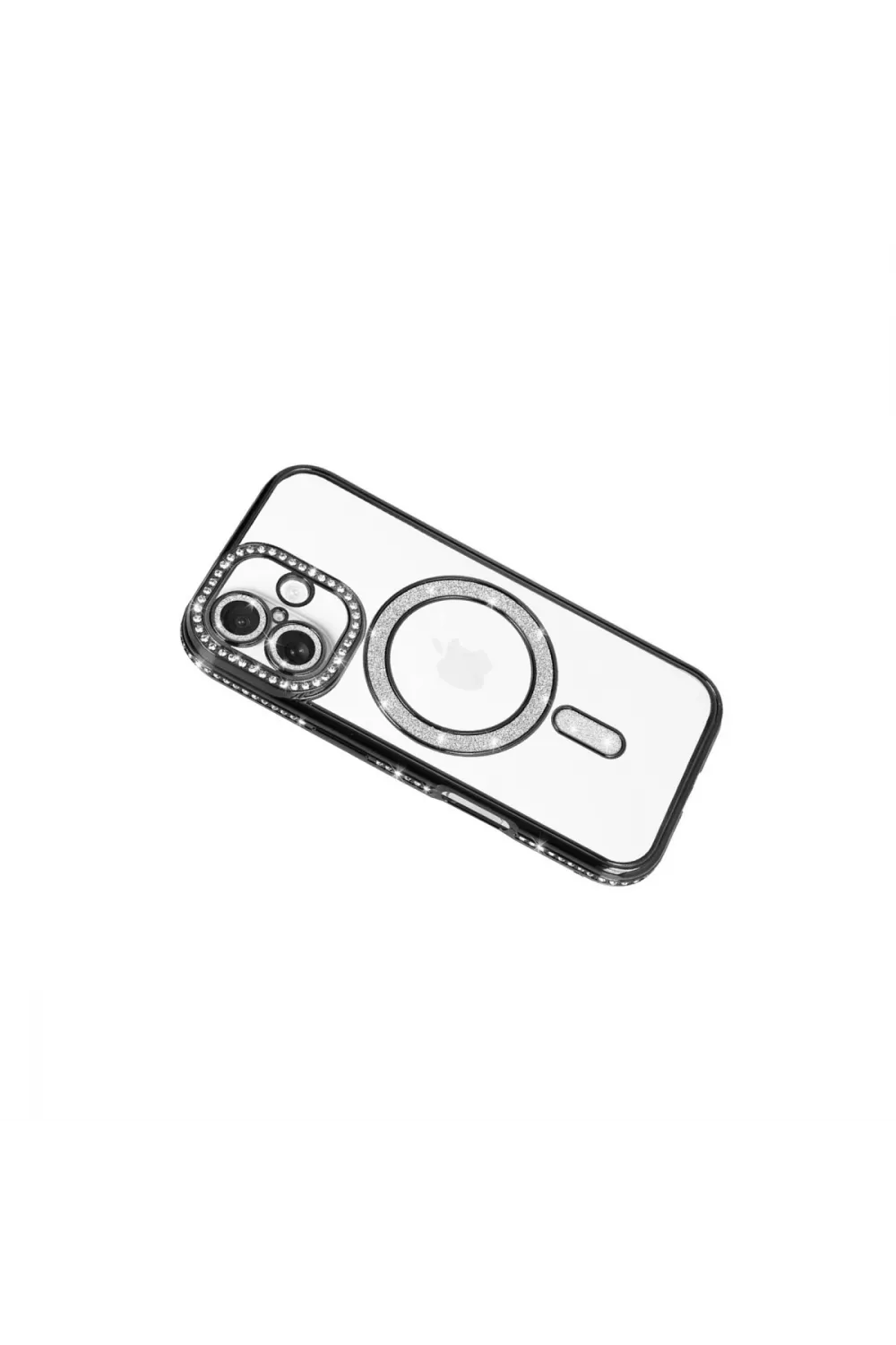 Apple İphone 17 Joke Simli Magneticsafe Kılıf - Siyah