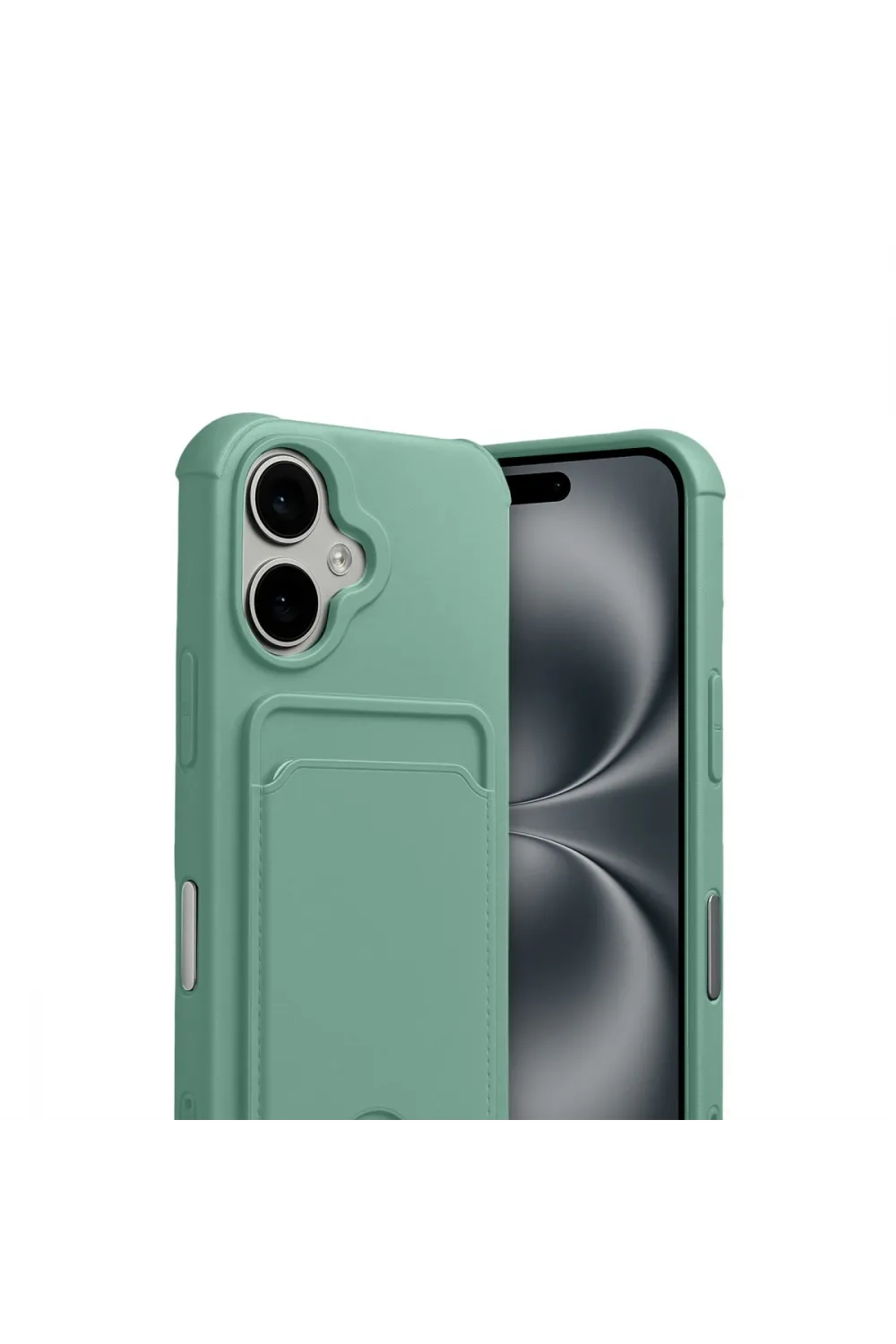Apple İphone 17 Kelvin Kartvizitli Silikon - Açık Yeşil