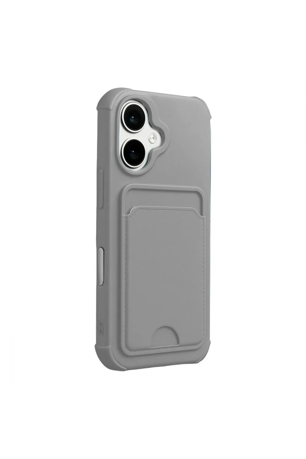 Apple İphone 17 Kelvin Kartvizitli Silikon - Gri