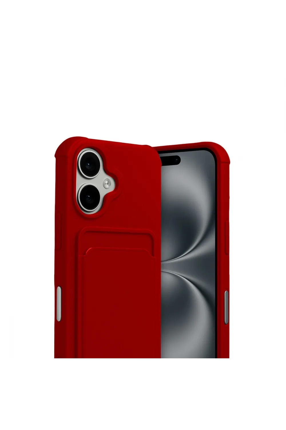 Apple İphone 17 Kelvin Kartvizitli Silikon - Kırmızı