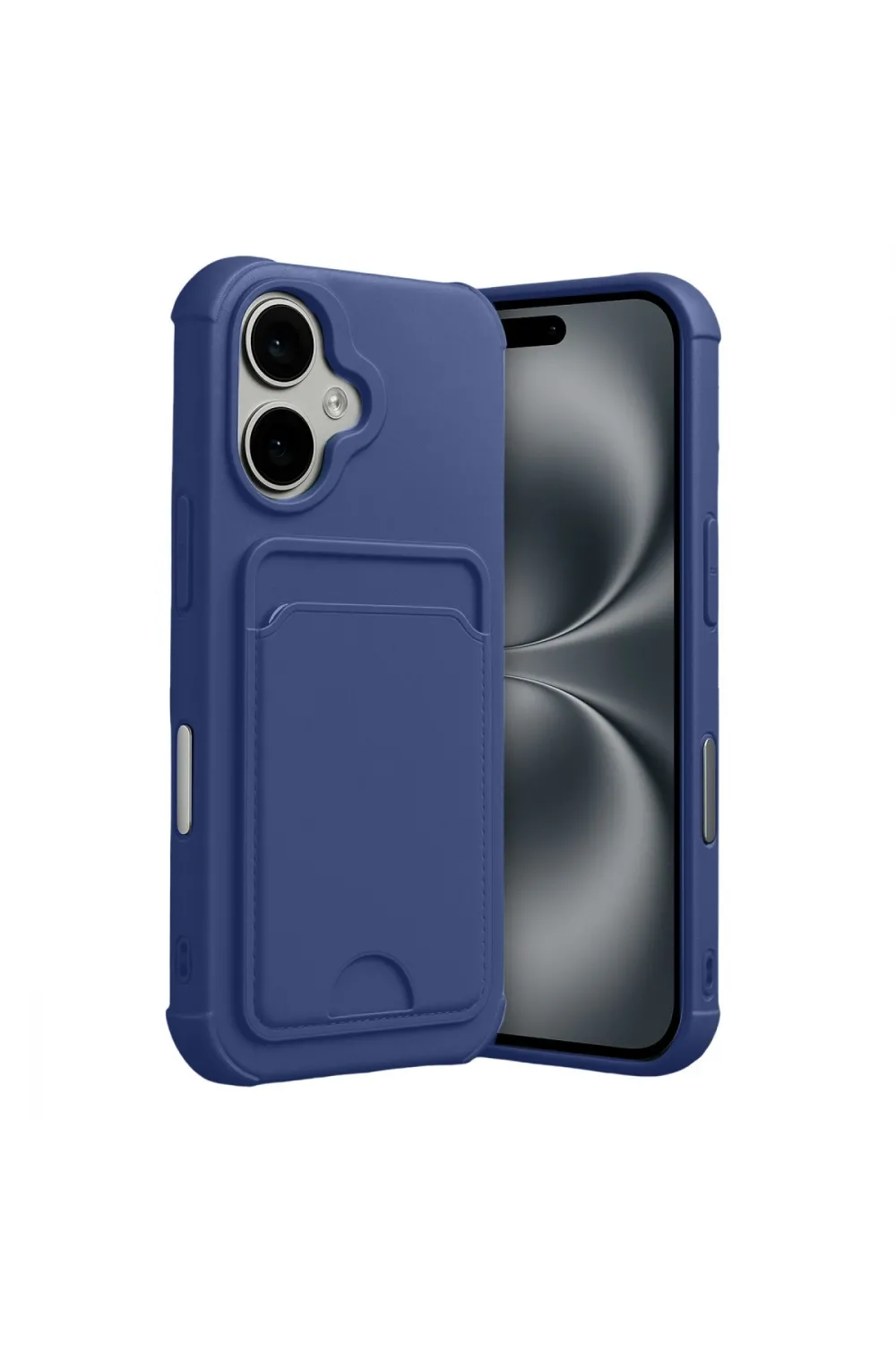 Apple İphone 17 Kelvin Kartvizitli Silikon - Lacivert