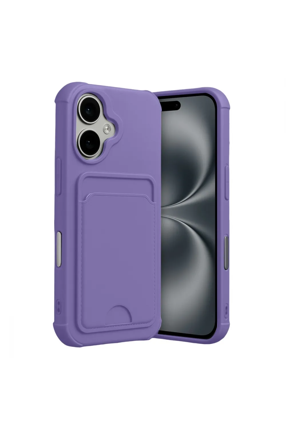 Apple İphone 17 Kelvin Kartvizitli Silikon - Lila