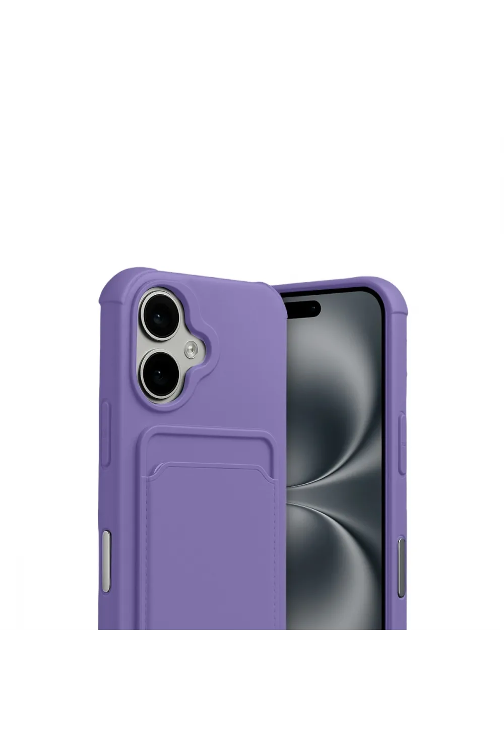 Apple İphone 17 Kelvin Kartvizitli Silikon - Lila
