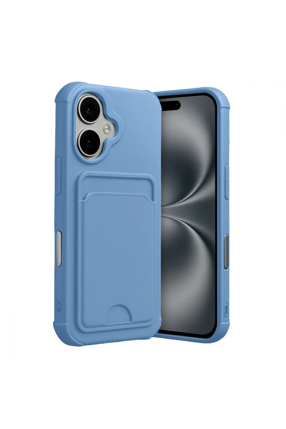 Apple İphone 17 Kelvin Kartvizitli Silikon - Mavi