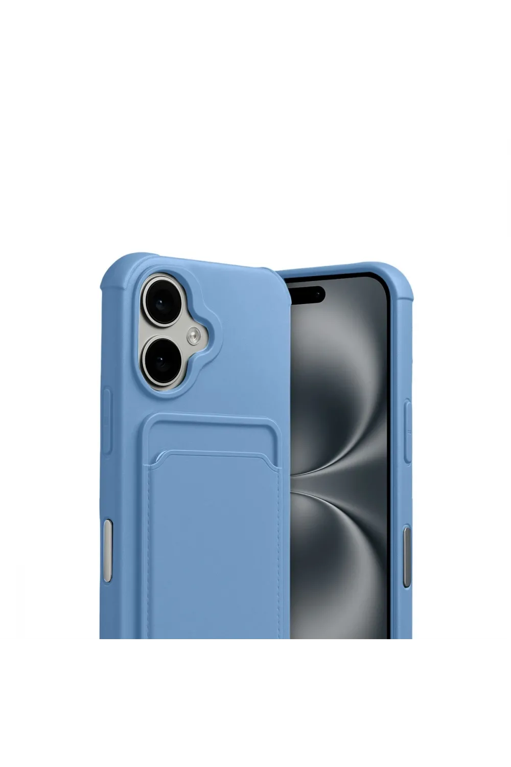 Apple İphone 17 Kelvin Kartvizitli Silikon - Mavi