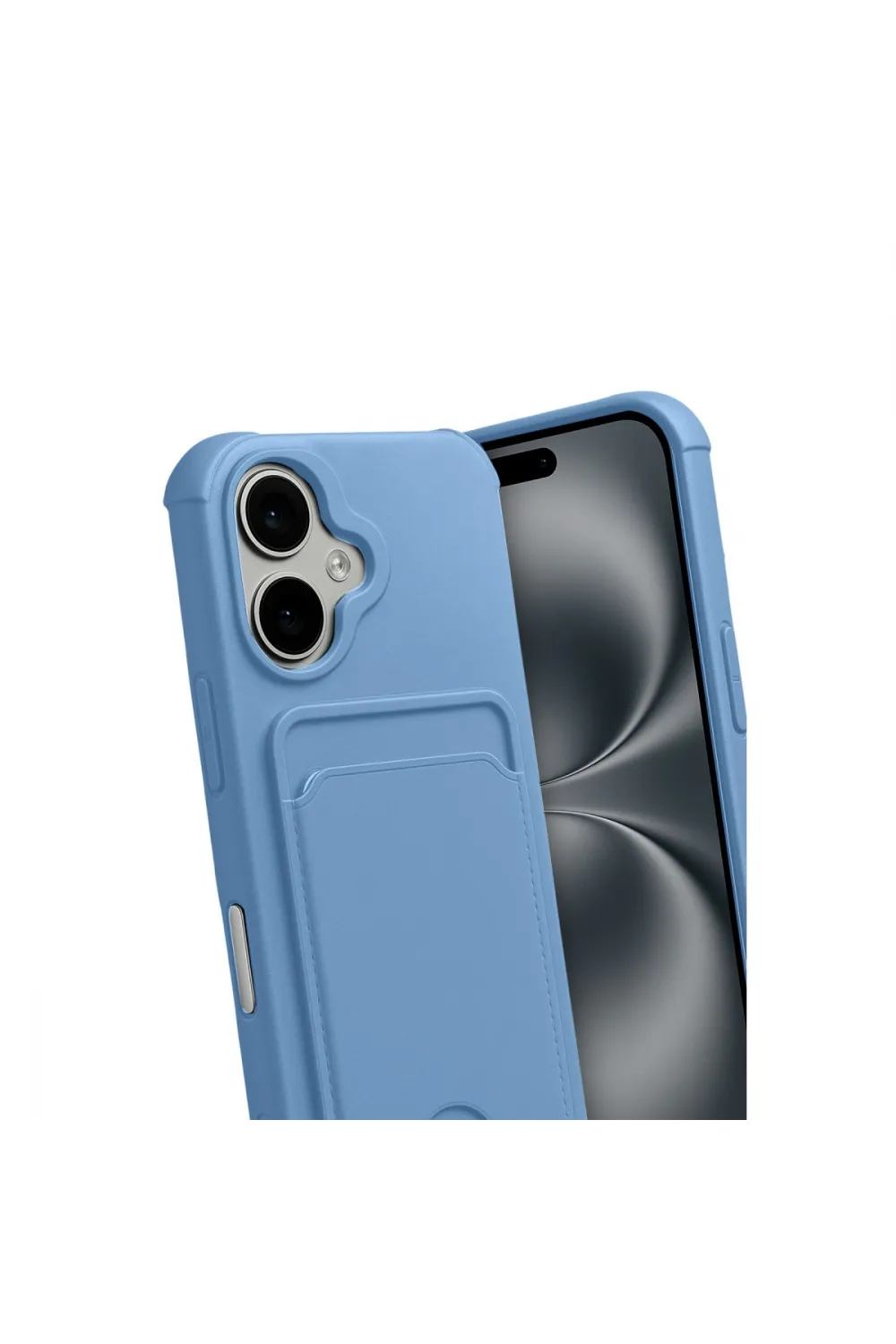 Apple İphone 17 Kelvin Kartvizitli Silikon - Mavi