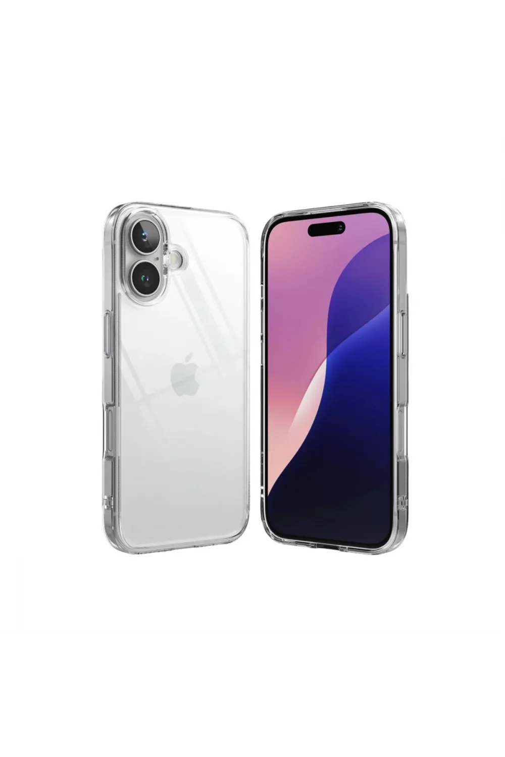 Apple İphone 17 Lüx Şeffaf Silikon - Şeffaf