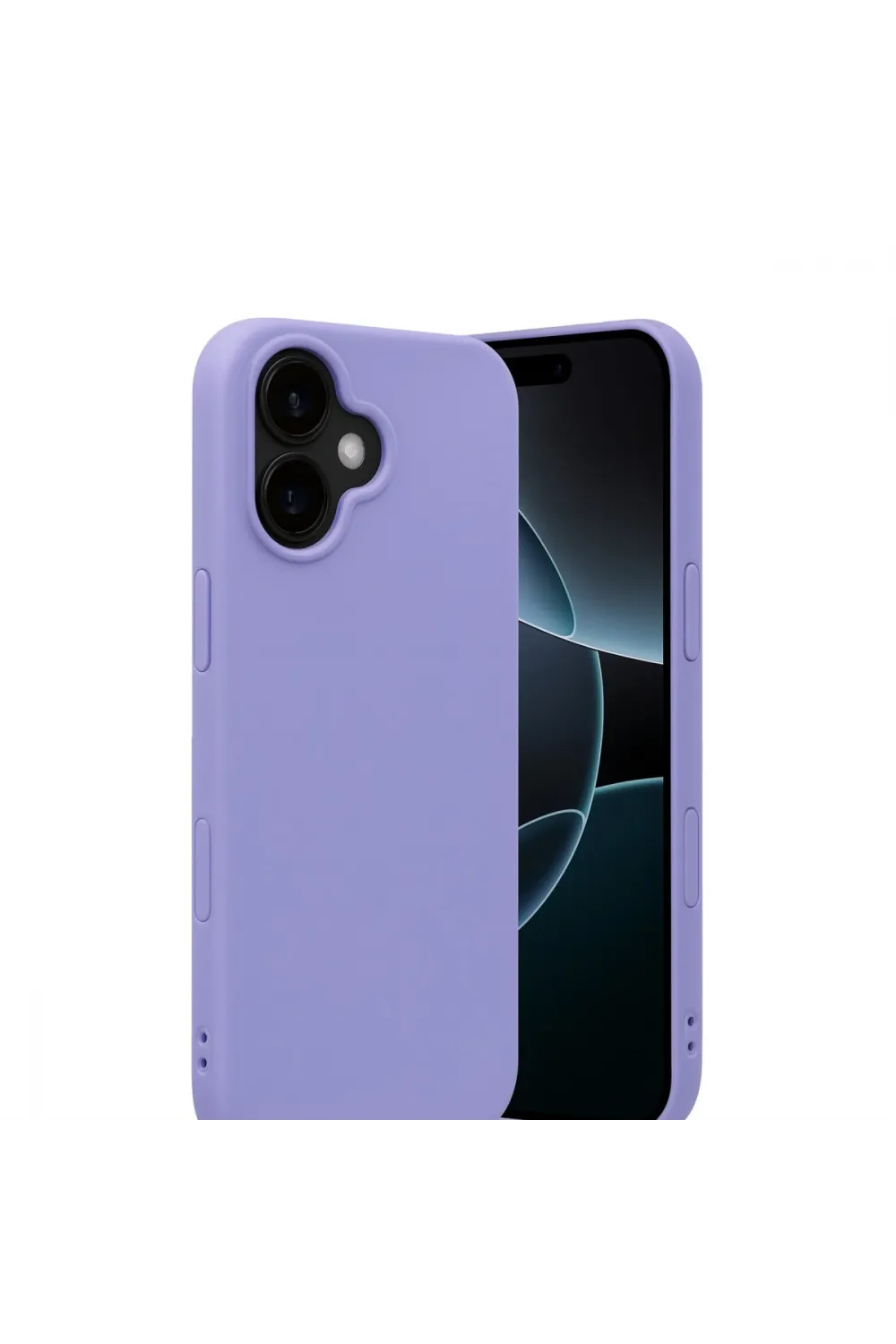 Apple İphone 17 Nano İçi Kadife Silikon - Lila
