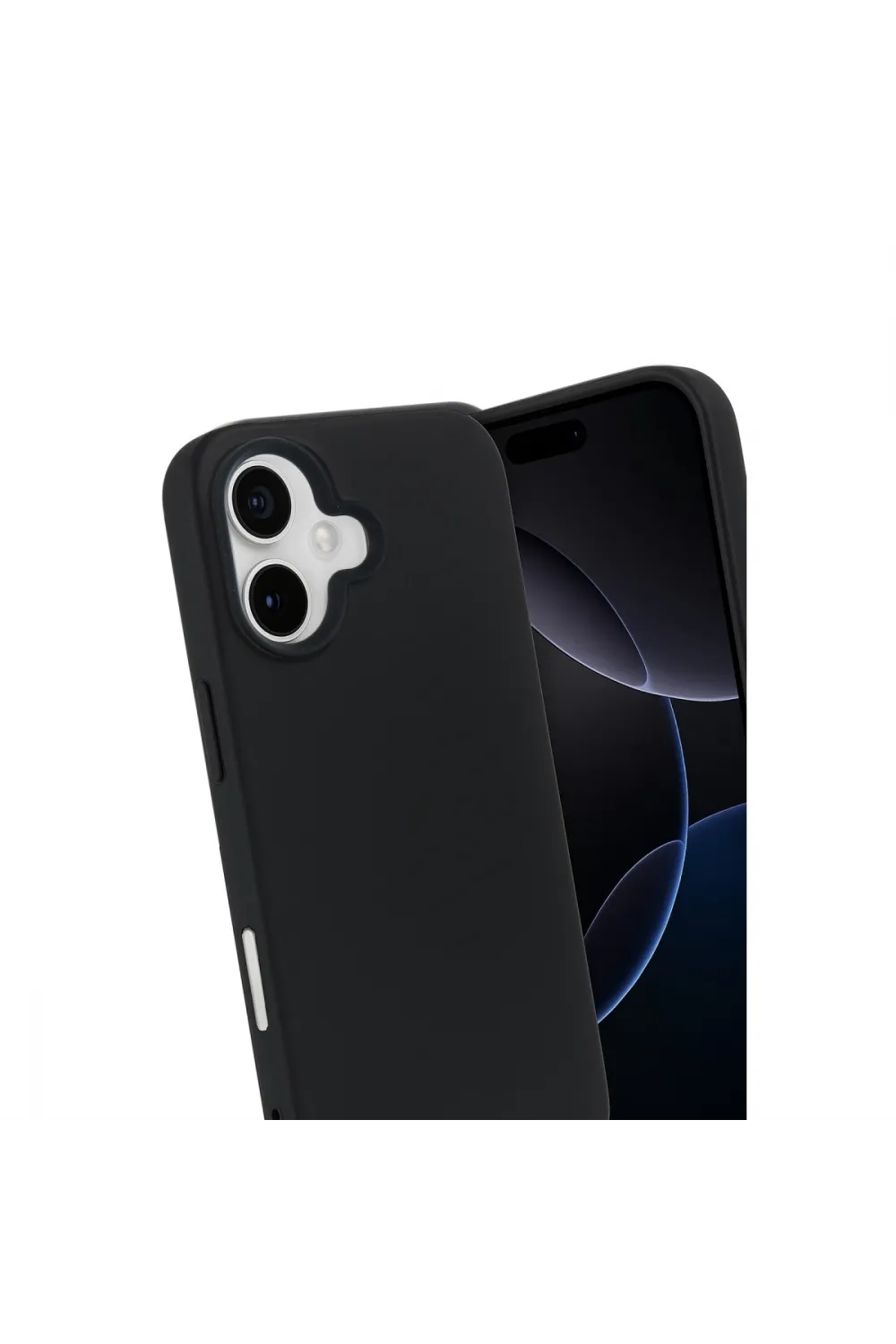 Apple İphone 17 Nano İçi Kadife Silikon - Siyah