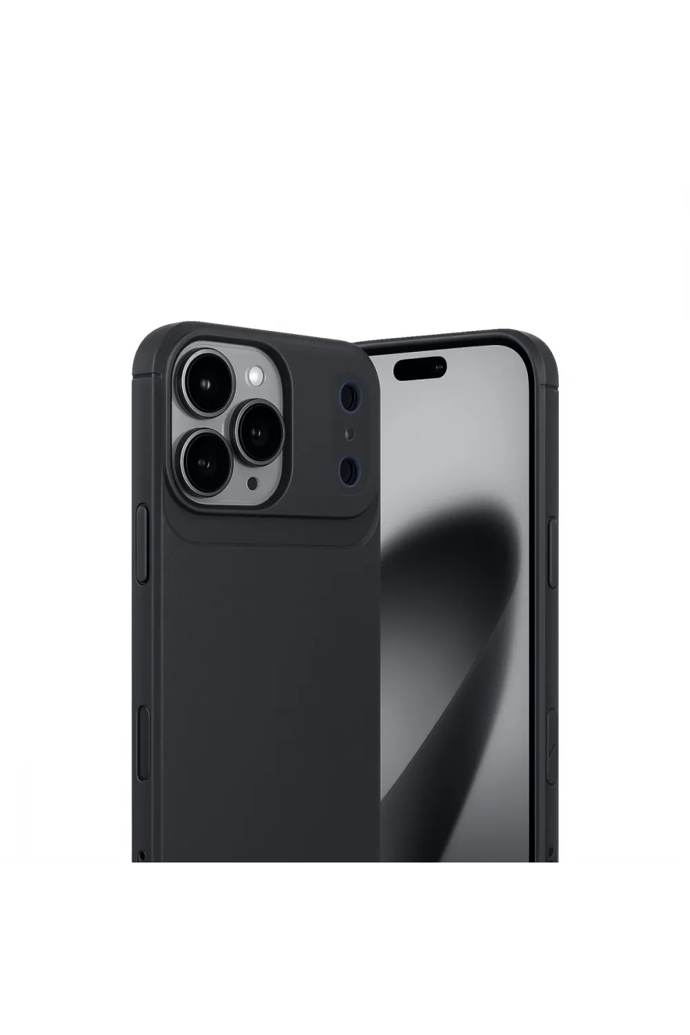 Apple İphone 17 Pro Auto Focus Karbon Kapak - Siyah