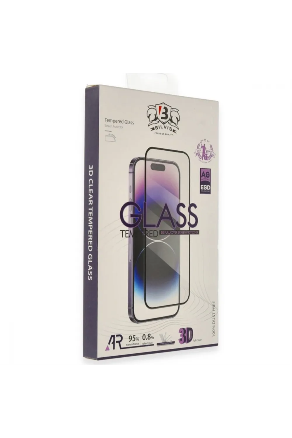 Apple İphone 17 Pro Bilvis 3d Cam Ekran Koruyucu - Siyah