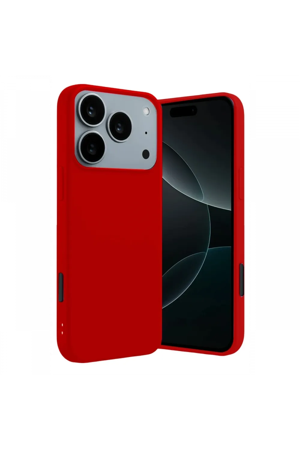 Apple iPhone 17 Pro First Silikon - Kırmızı