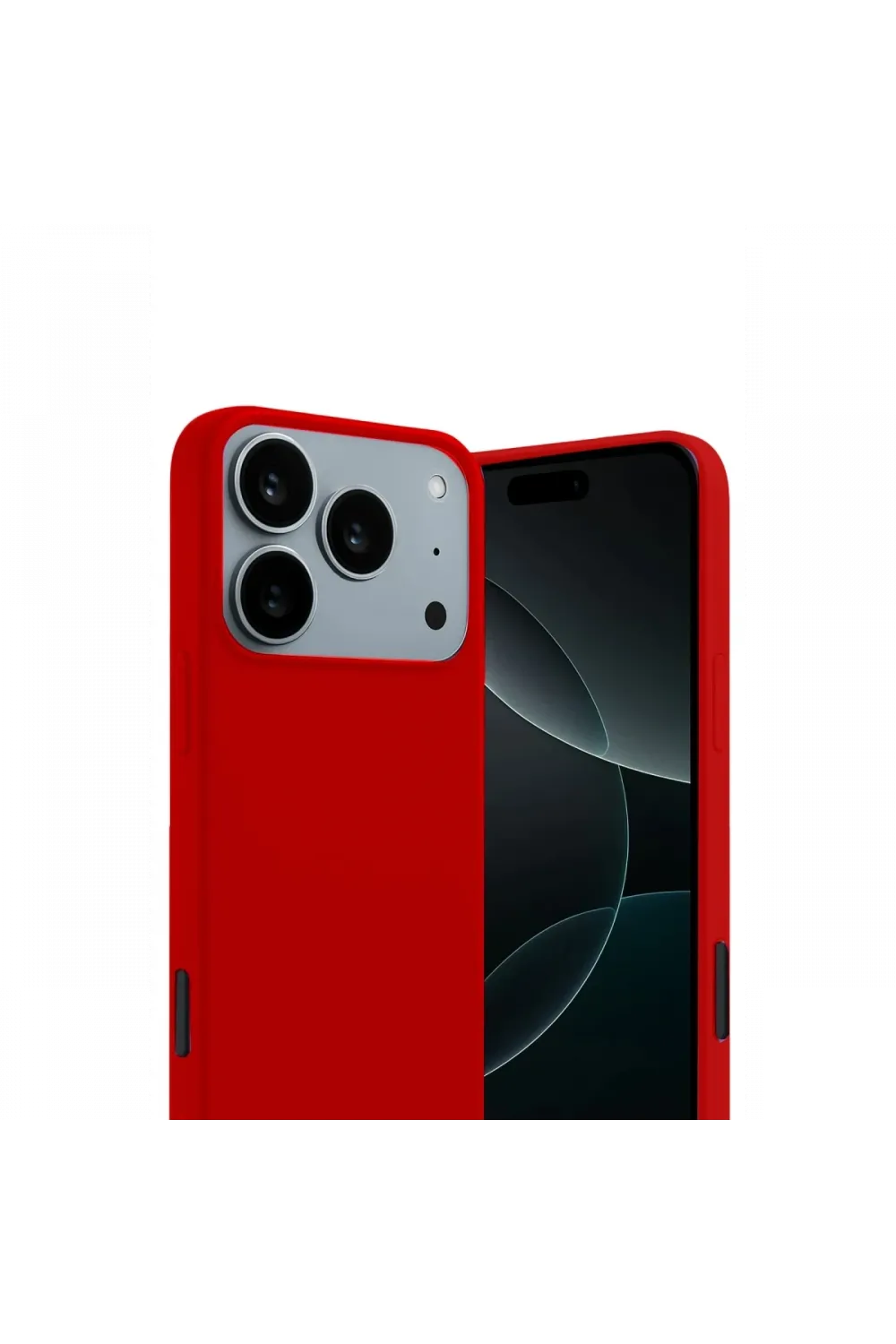 Apple iPhone 17 Pro First Silikon - Kırmızı