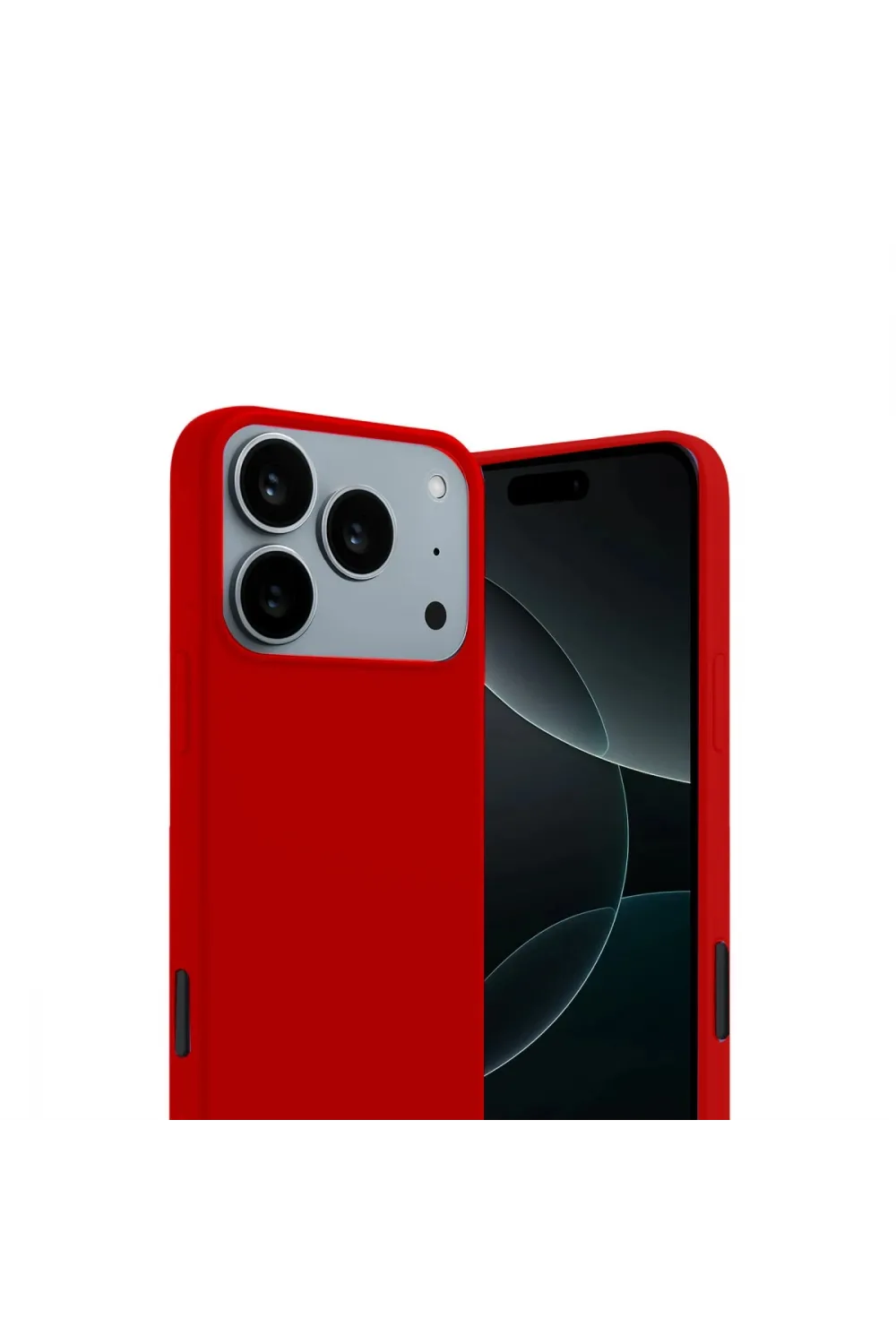 Apple İphone 17 Pro First Silikon - Kırmızı