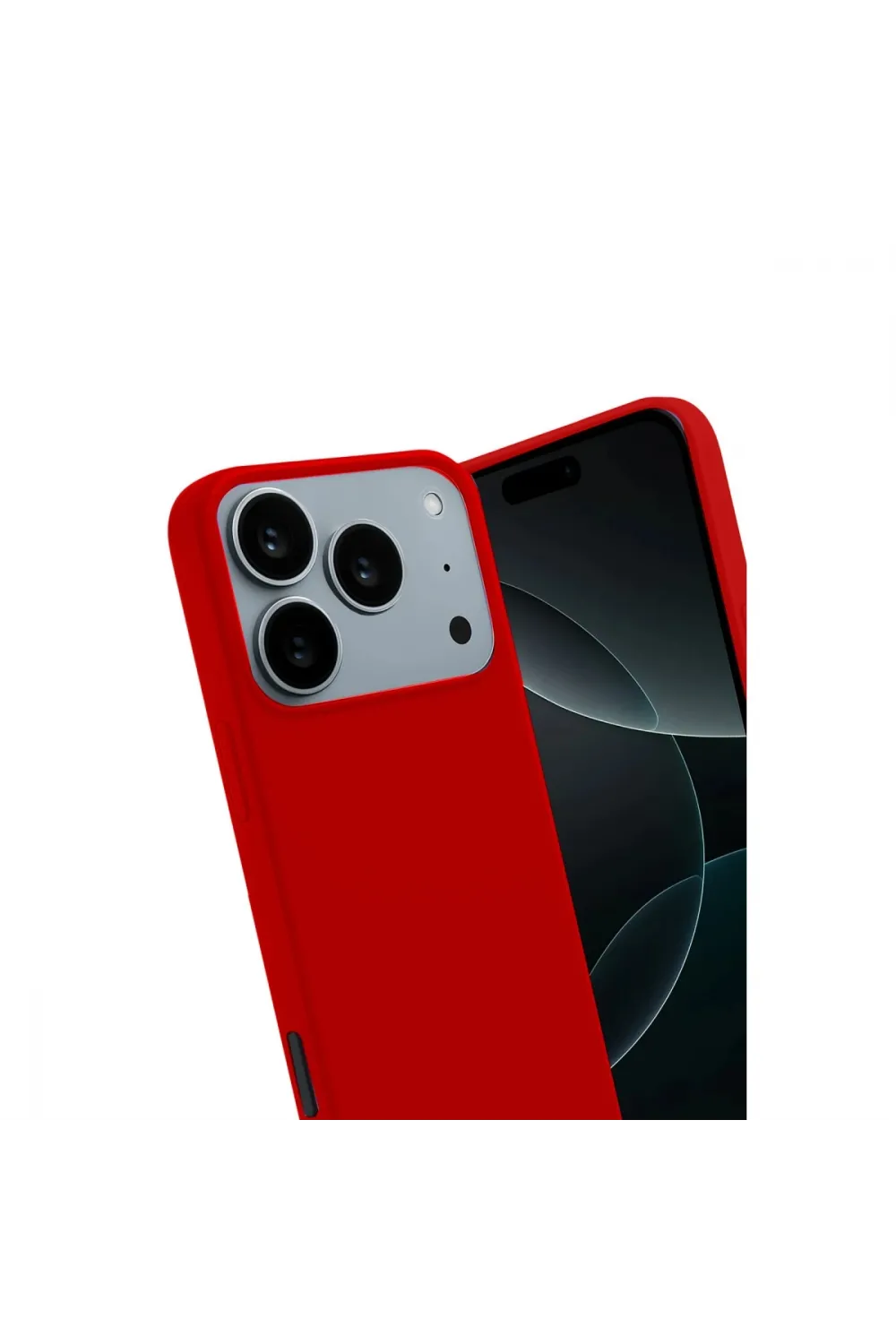 Apple İphone 17 Pro First Silikon - Kırmızı