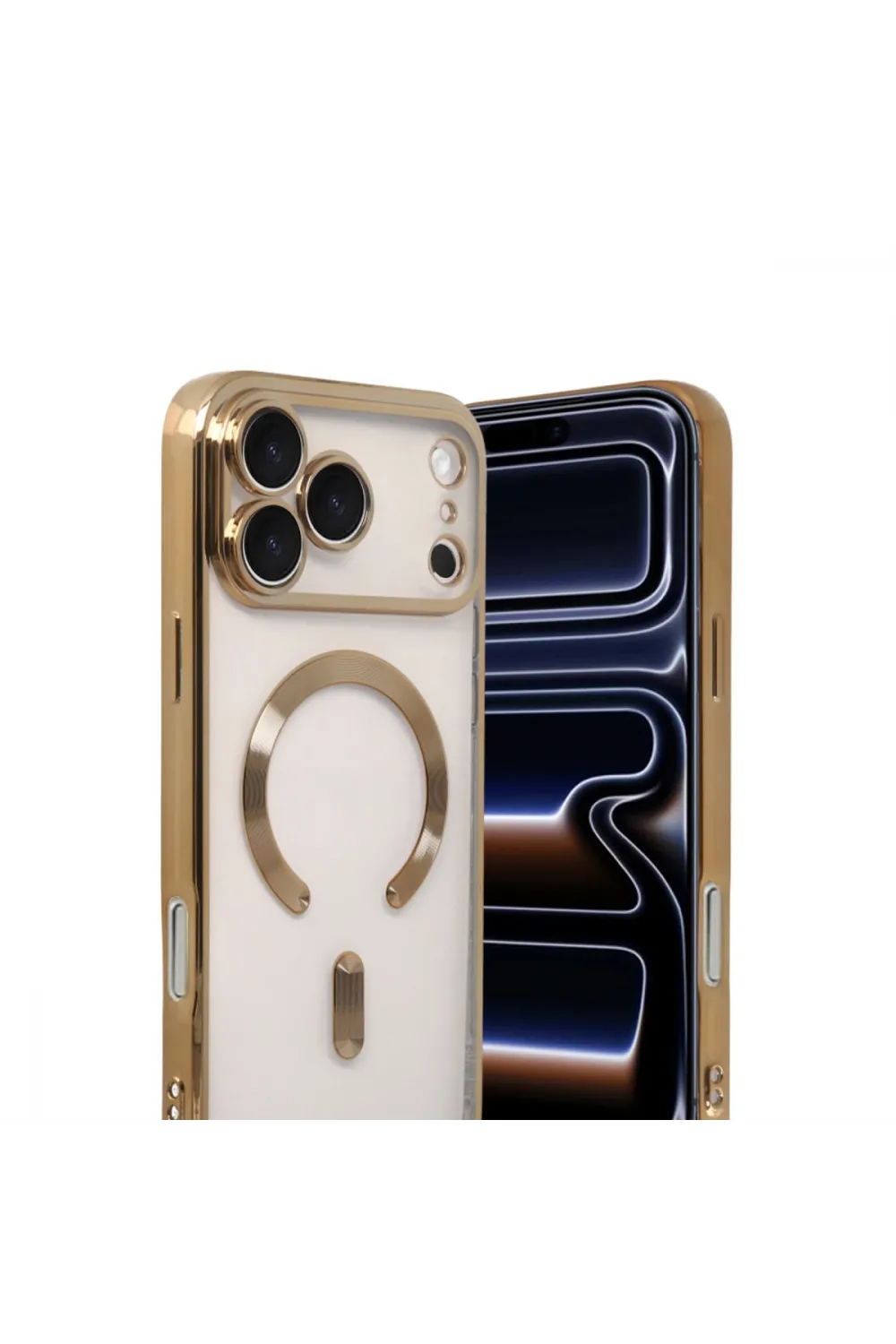 Apple İphone 17 Pro Kross Magneticsafe Kapak - Gold