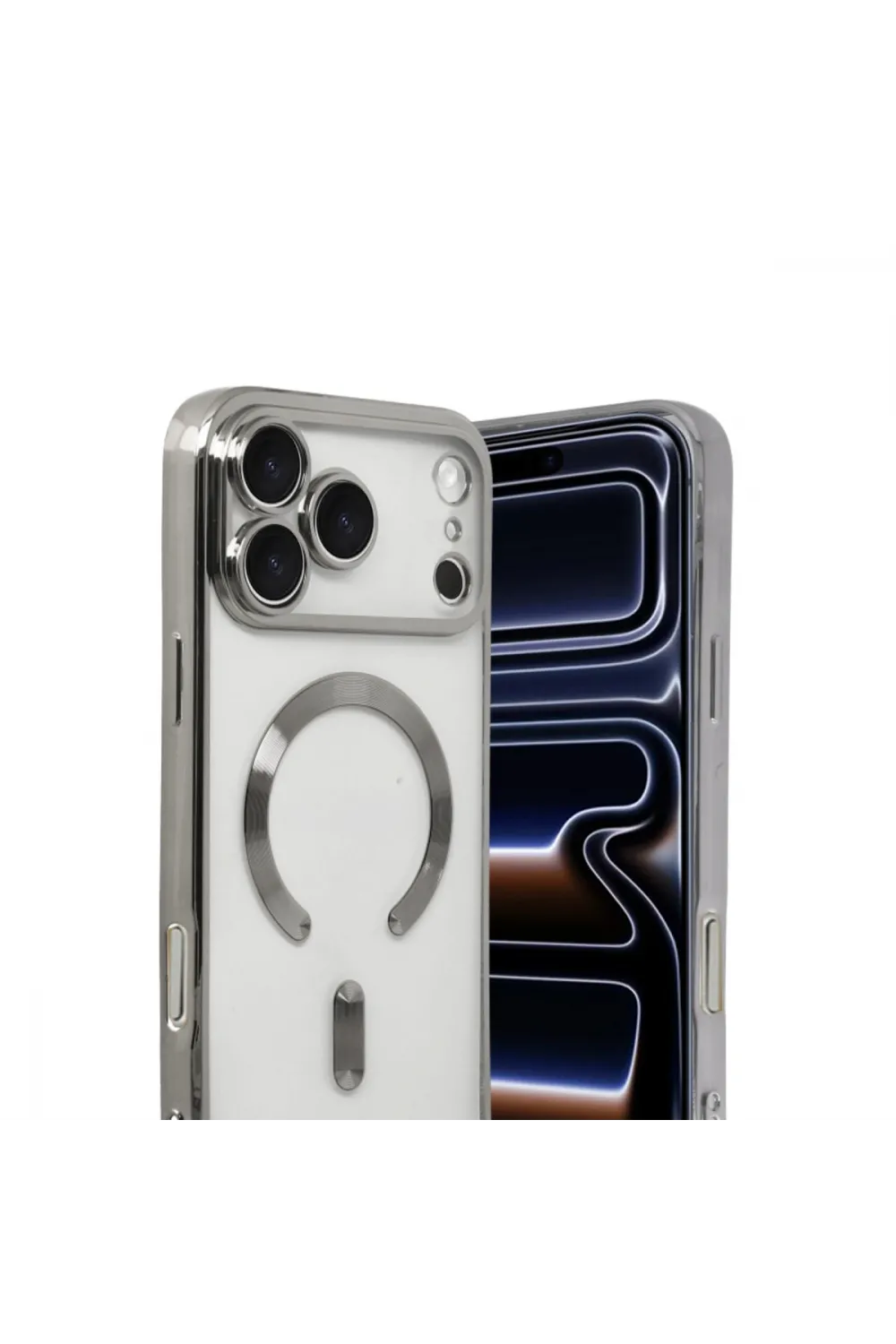 Apple İphone 17 Pro Kross Magneticsafe Kapak - Gümüş