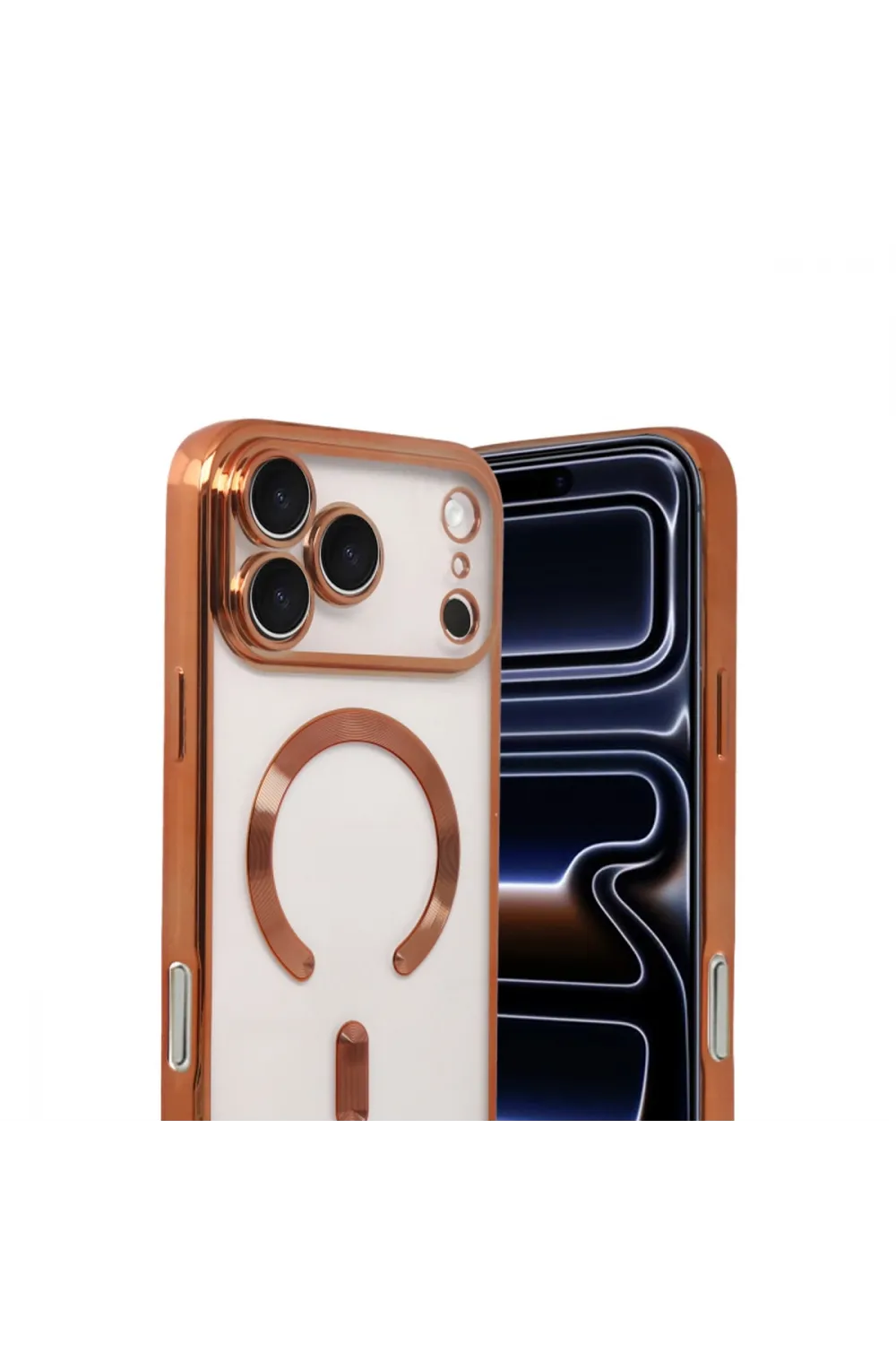 Apple İphone 17 Pro Kross Magneticsafe Kapak - Turuncu