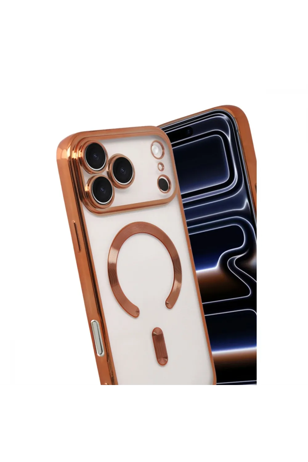 Apple İphone 17 Pro Kross Magneticsafe Kapak - Turuncu