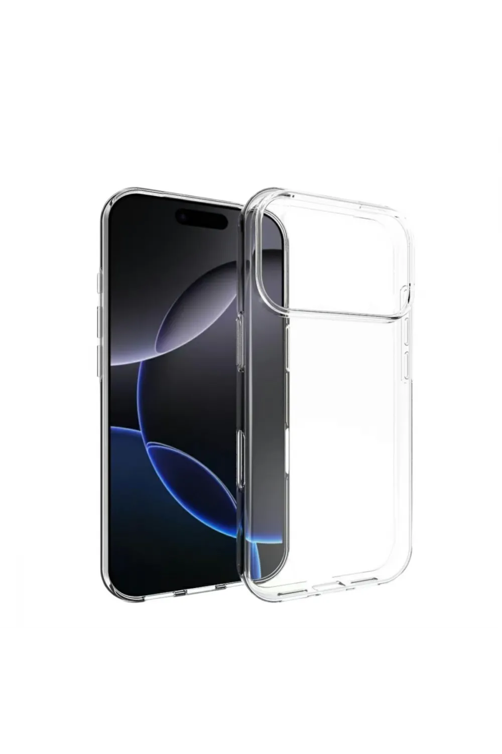 Apple İphone 17 Pro Lüx Şeffaf Silikon - Şeffaf