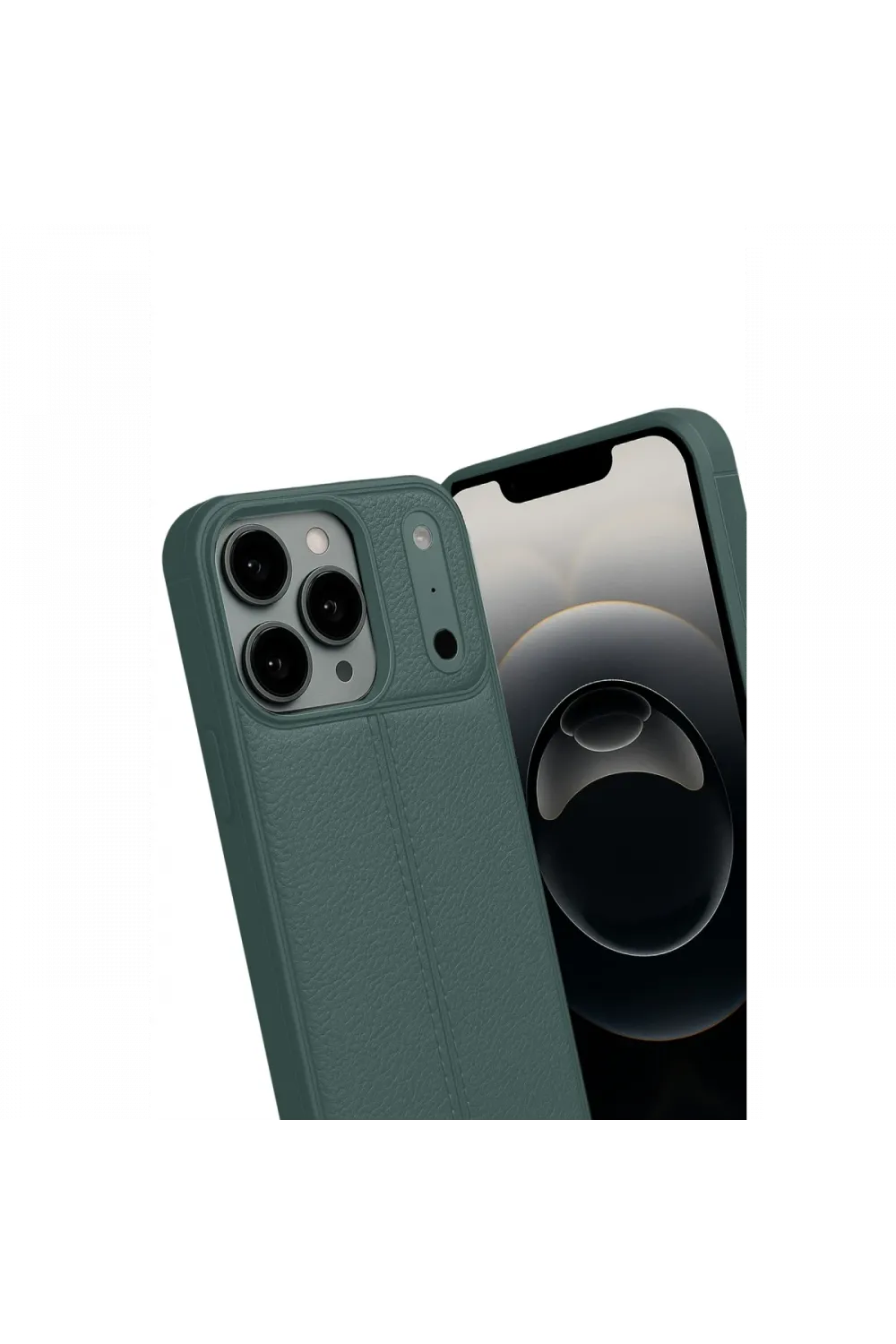 Apple iPhone 17 Pro Max Auto Focus Kapak - Koyu Yeşil