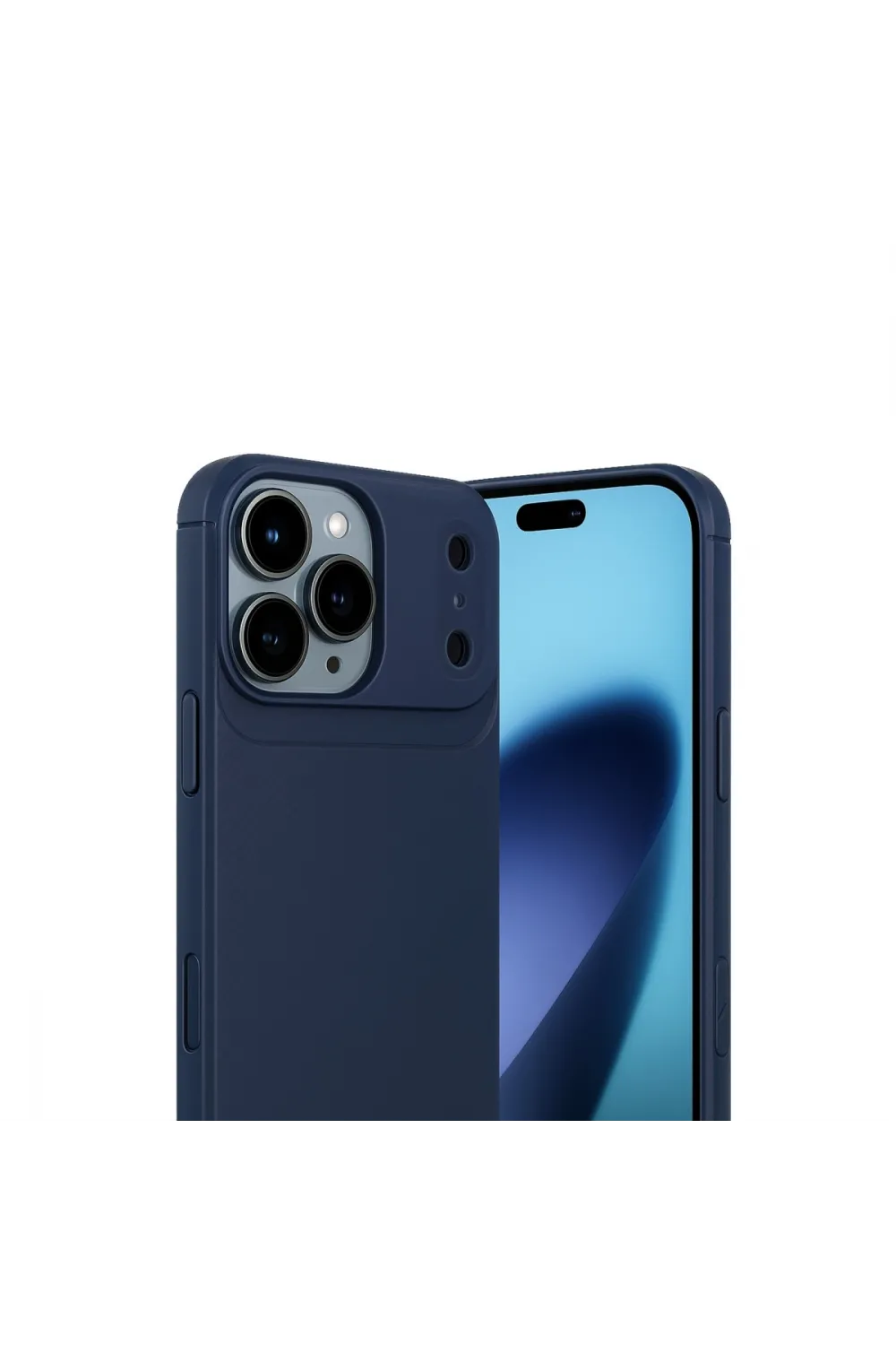 Apple İphone 17 Pro Max Auto Focus Karbon Kapak - Lacivert