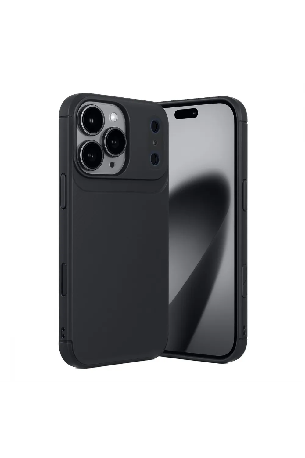 Apple İphone 17 Pro Max Auto Focus Karbon Kapak - Siyah