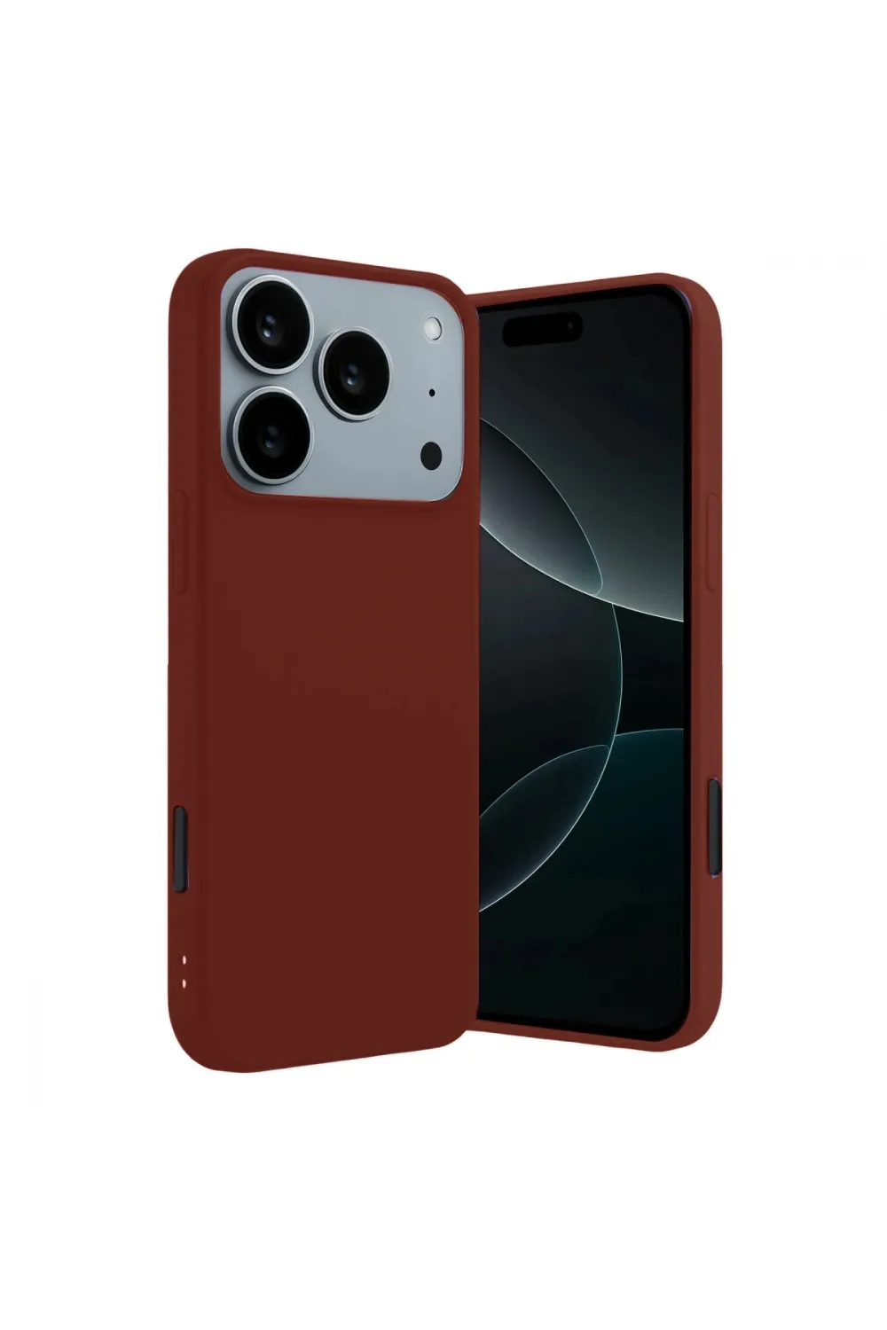 Apple İphone 17 Pro Max First Silikon - Bordo