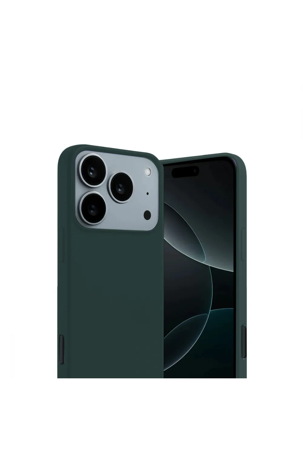 Apple İphone 17 Pro Max First Silikon - Koyu Yeşil