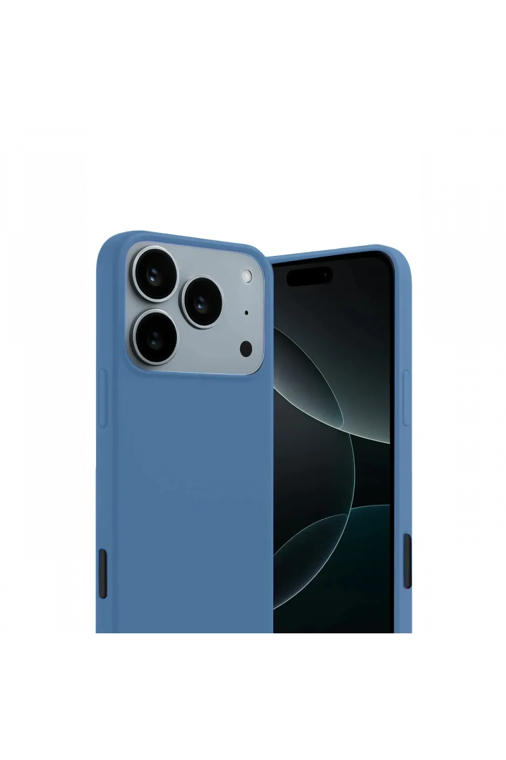 Apple iPhone 17 Pro Max First Silikon - Mavi