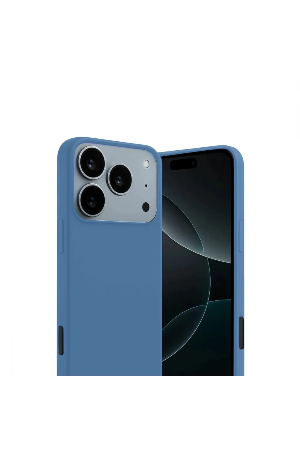 Apple İphone 17 Pro Max First Silikon - Mavi