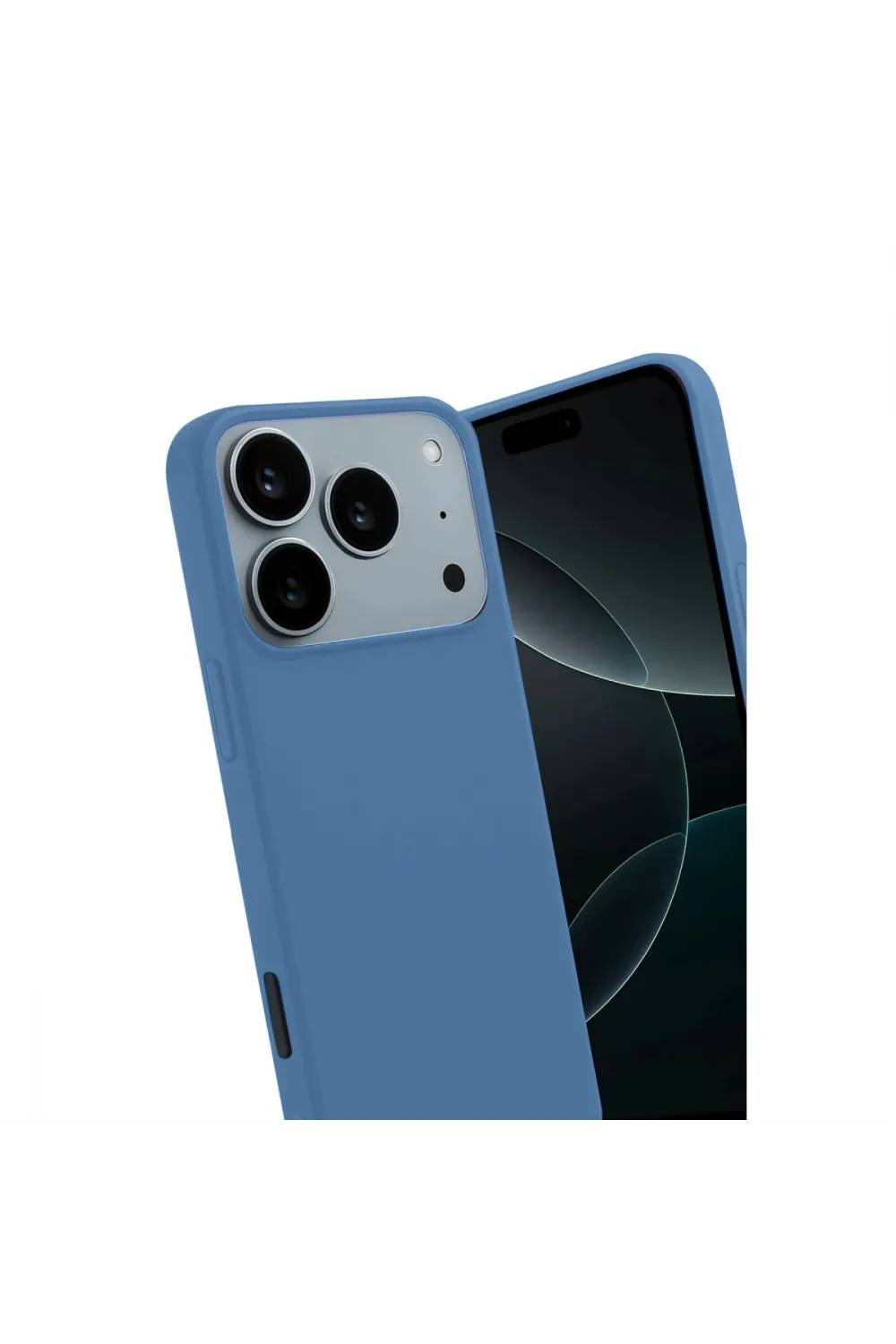 Apple İphone 17 Pro Max First Silikon - Mavi