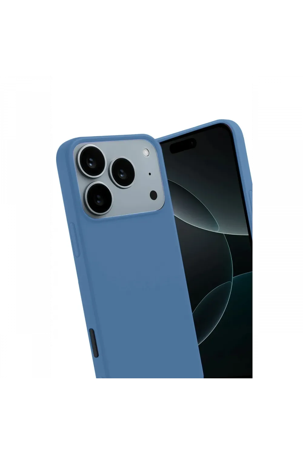 Apple iPhone 17 Pro Max First Silikon - Mavi
