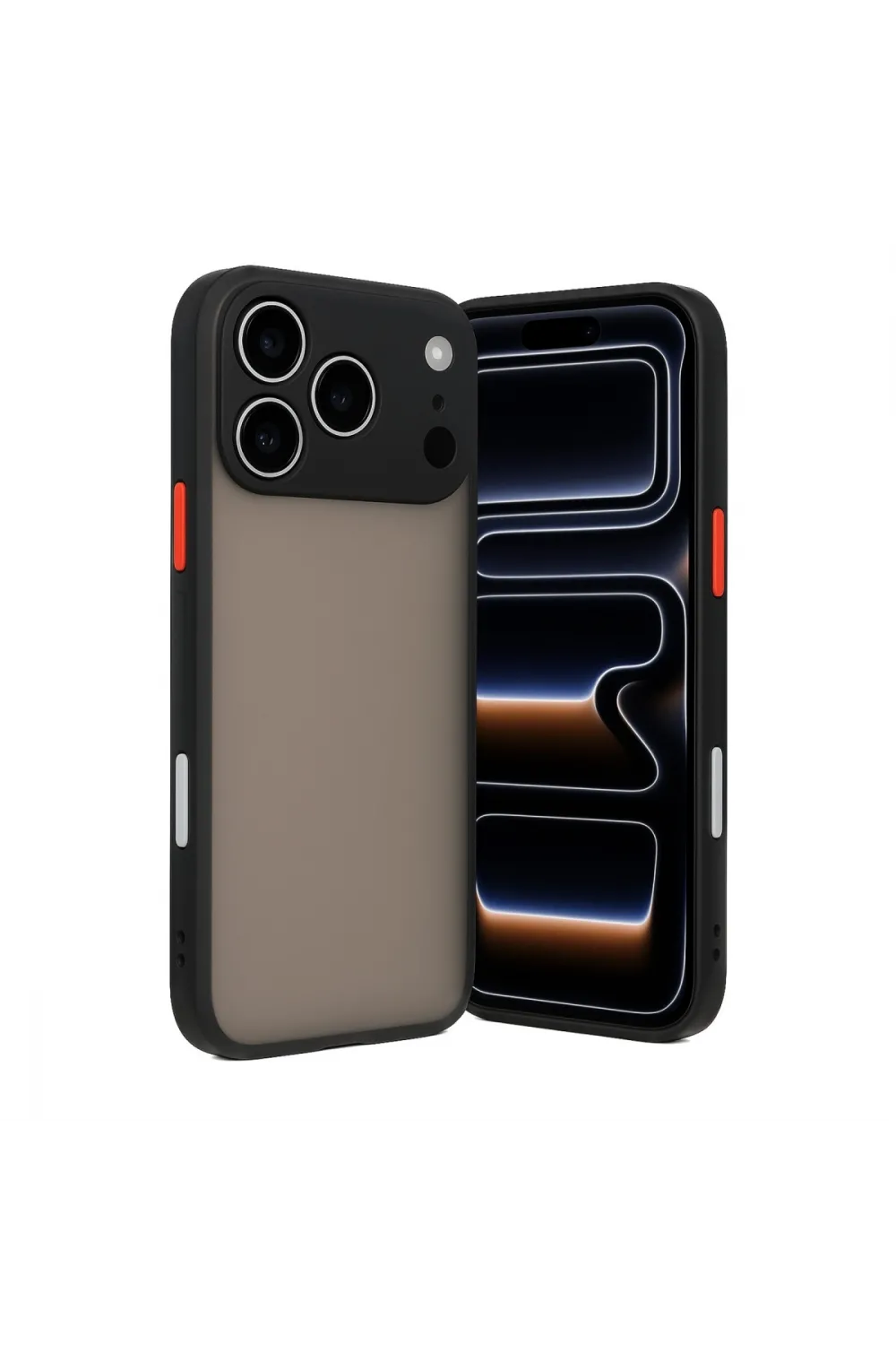 Apple İphone 17 Pro Max Kılıf Montreal Silikon Kapak - Siyah