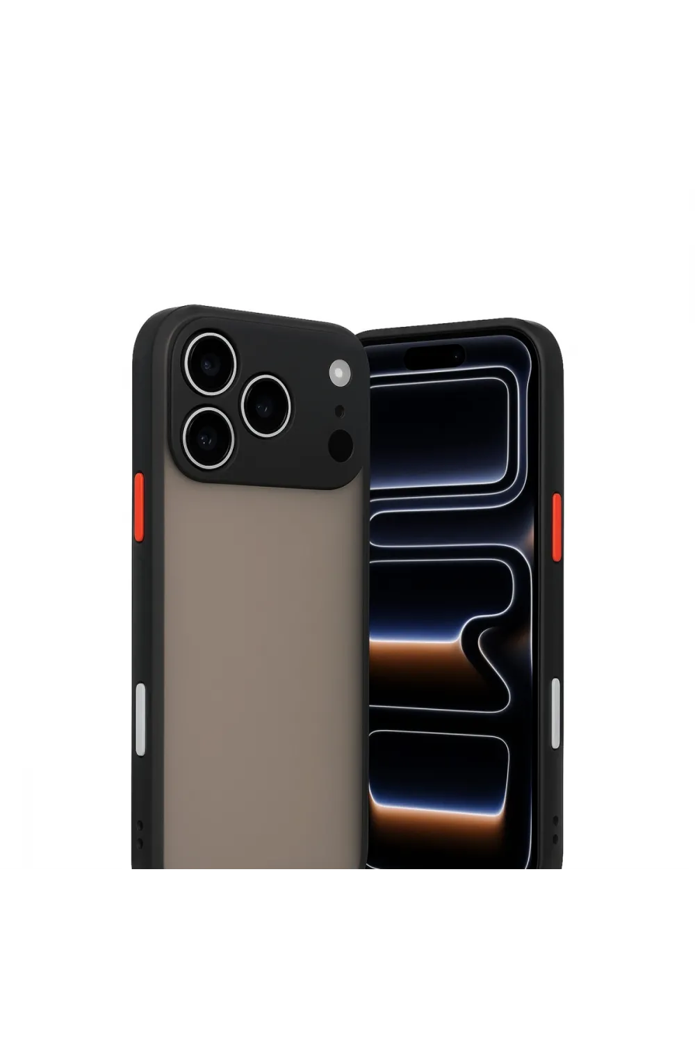 Apple İphone 17 Pro Max Kılıf Montreal Silikon Kapak - Siyah