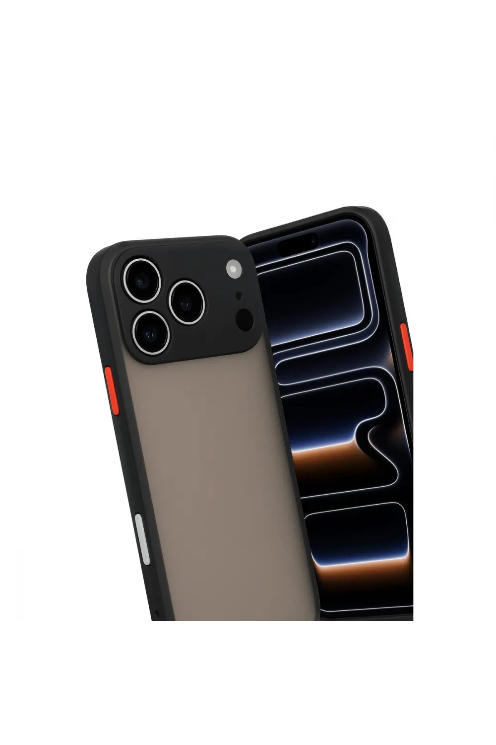 Apple İphone 17 Pro Max Kılıf Montreal Silikon Kapak - Siyah
