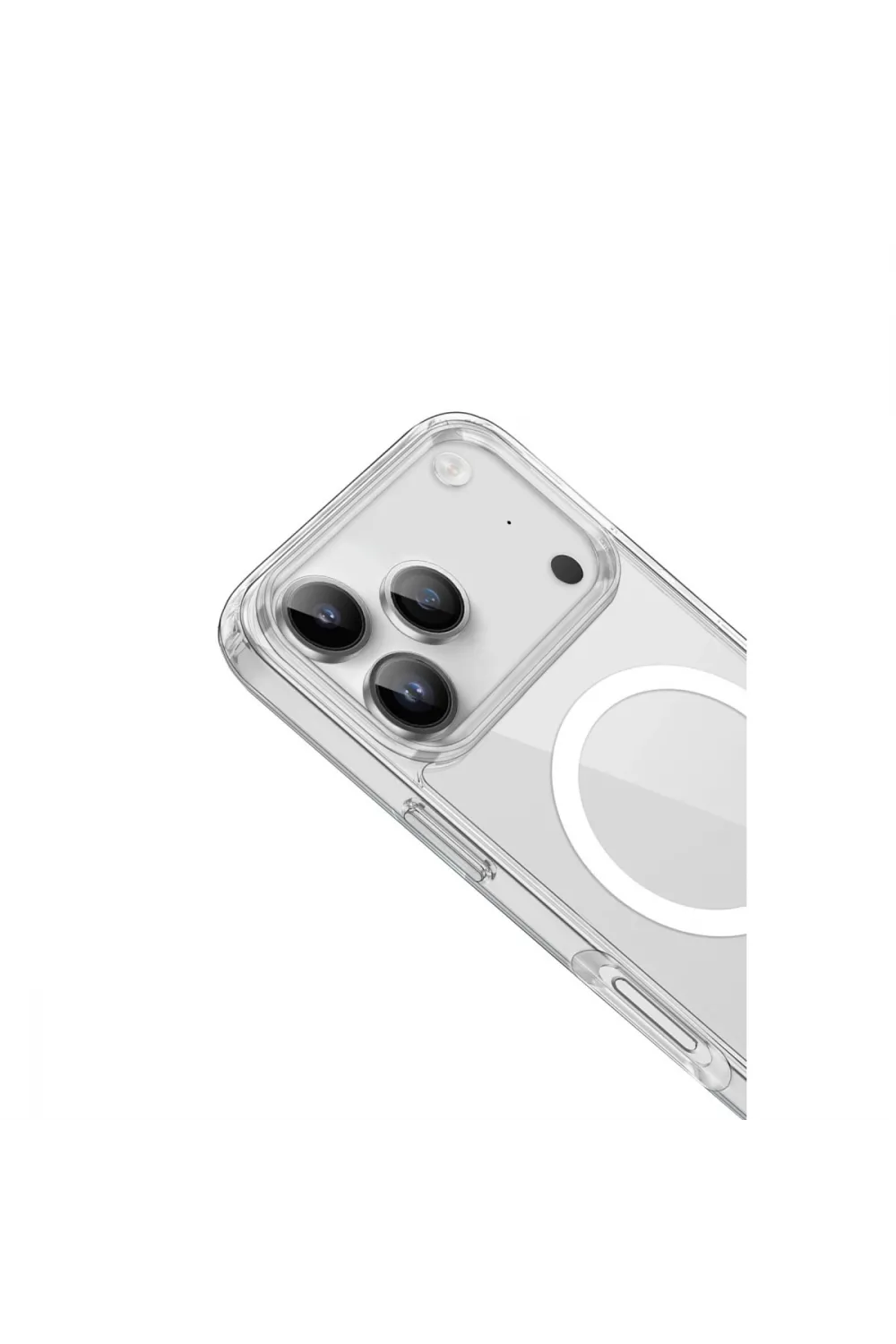 Apple İphone 17 Pro Max Kılıf Pc Real Magsafe Kapak - Şeffaf