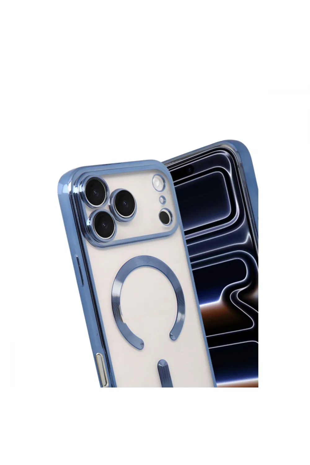 Apple İphone 17 Pro Max Kross Magneticsafe Kapak - Sierra Blue