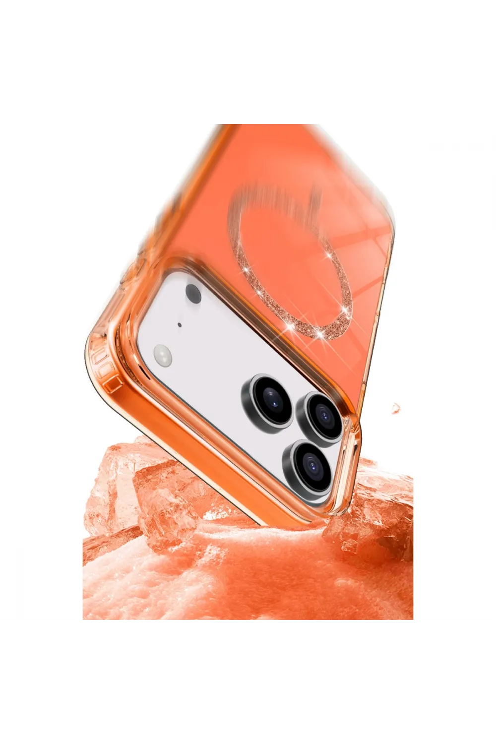 Apple İphone 17 Pro Max Live Diamond Magsafe Kapak - Mavi