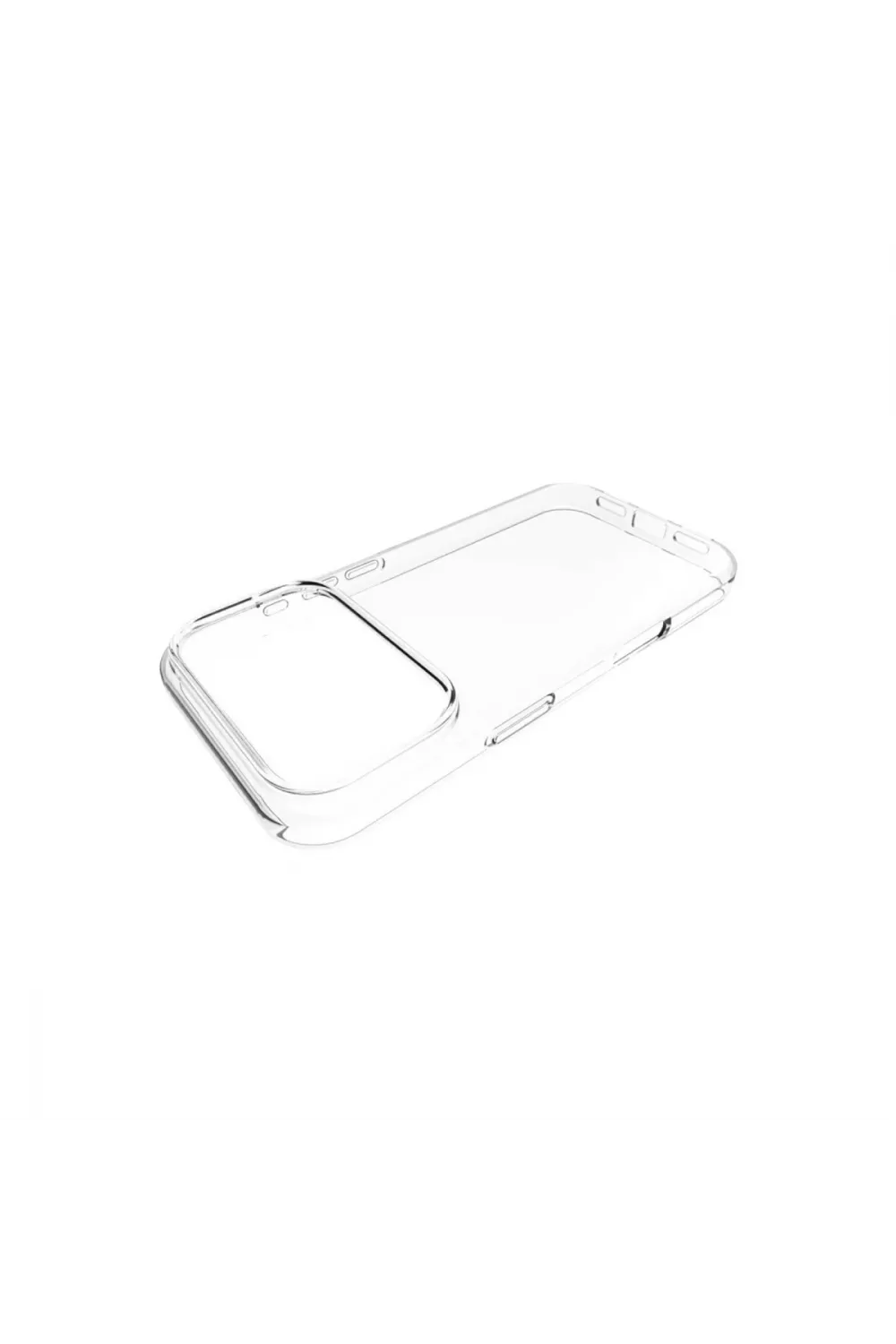 Apple İphone 17 Pro Max Lüx Şeffaf Silikon - Şeffaf