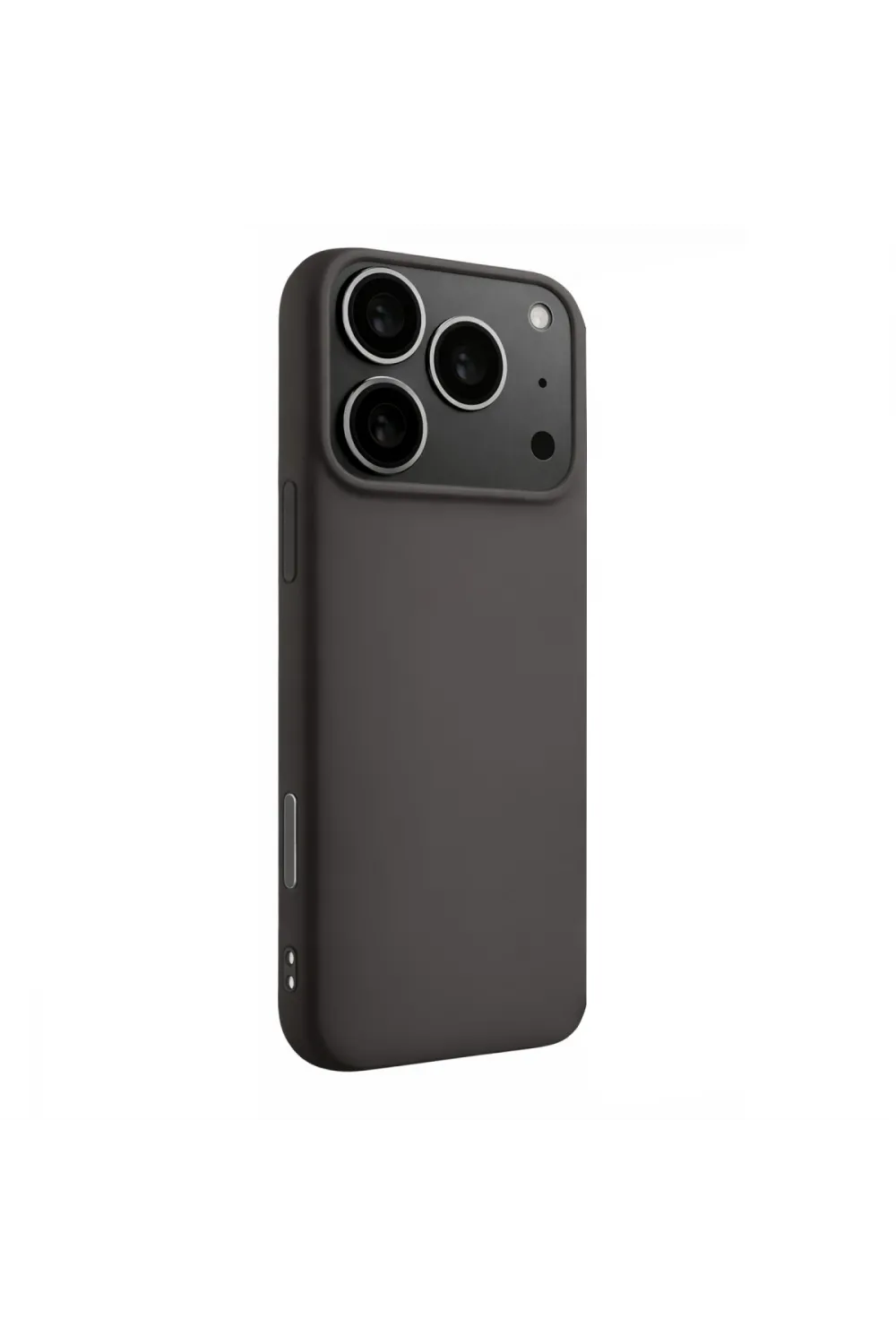 Apple İphone 17 Pro Max Nano İçi Kadife Silikon - Gri