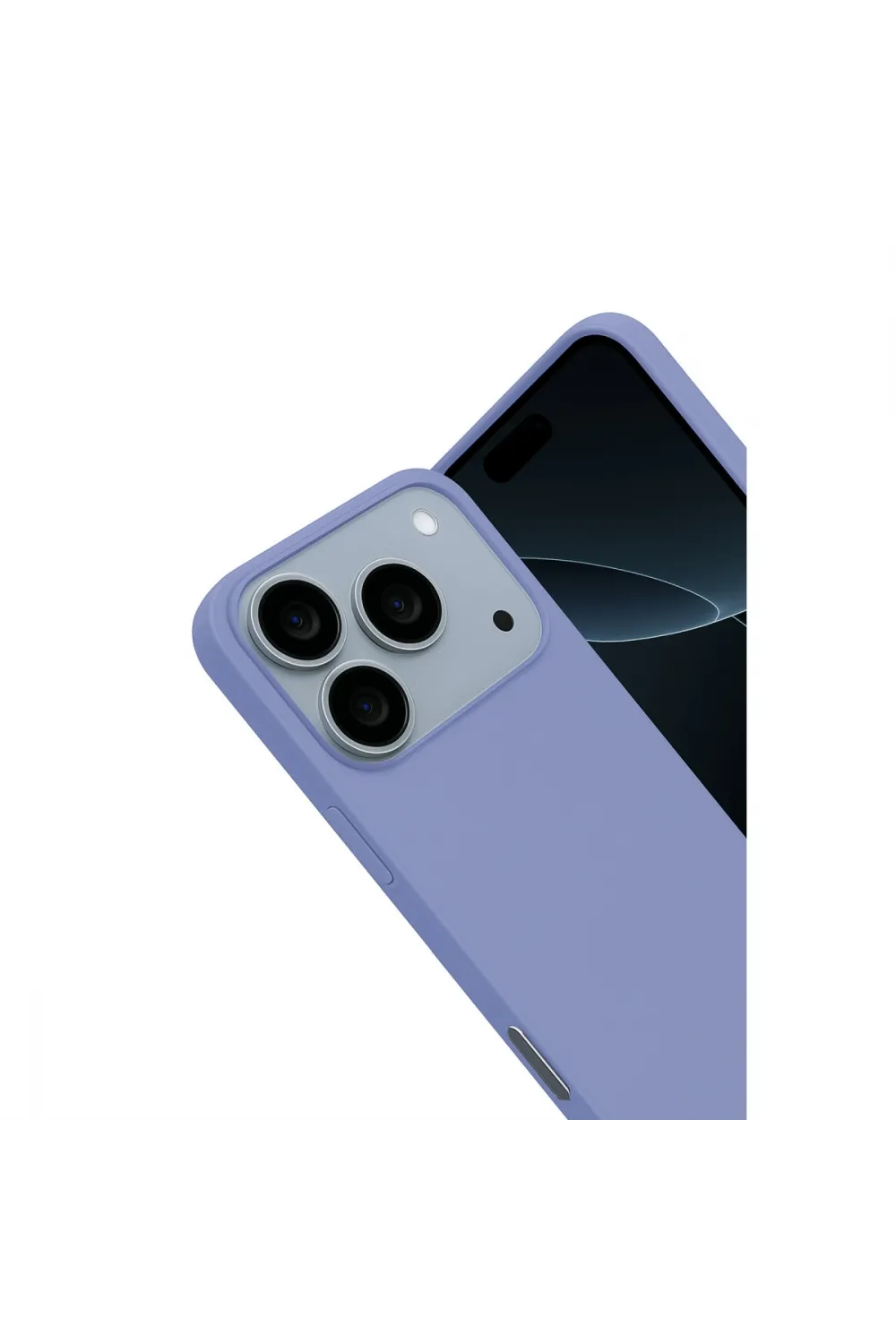 Apple İphone 17 Pro Max Nano İçi Kadife Silikon - Lila