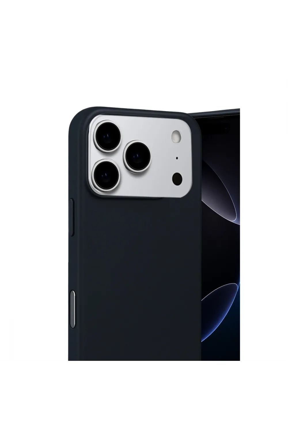 Apple İphone 17 Pro Max Nano İçi Kadife Silikon - Siyah