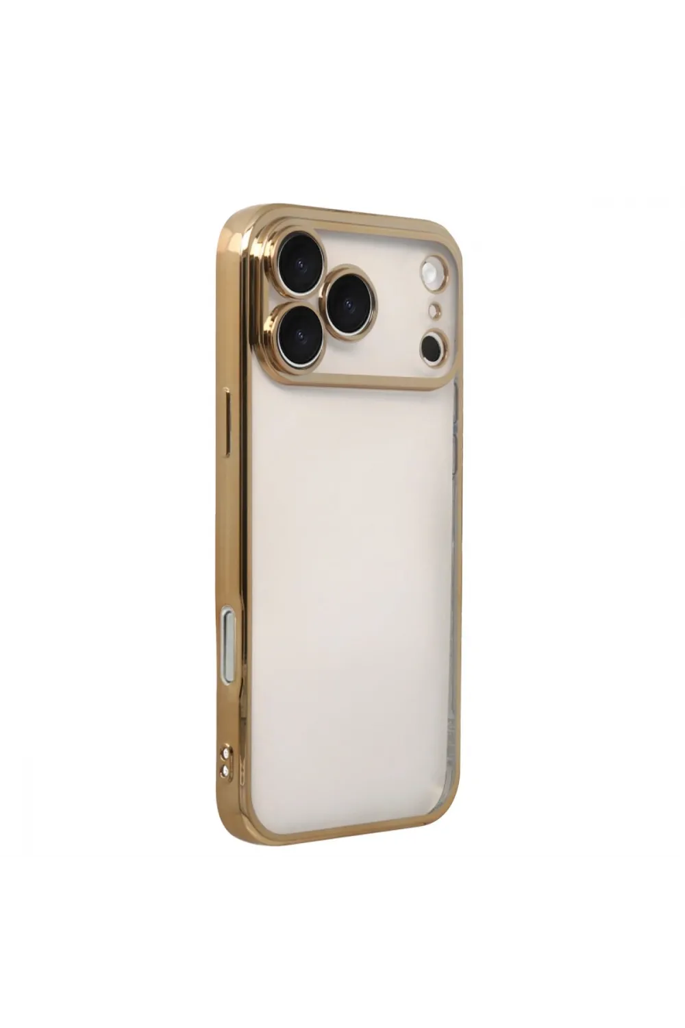Apple İphone 17 Pro Max Razer Lensli Silikon - Gold